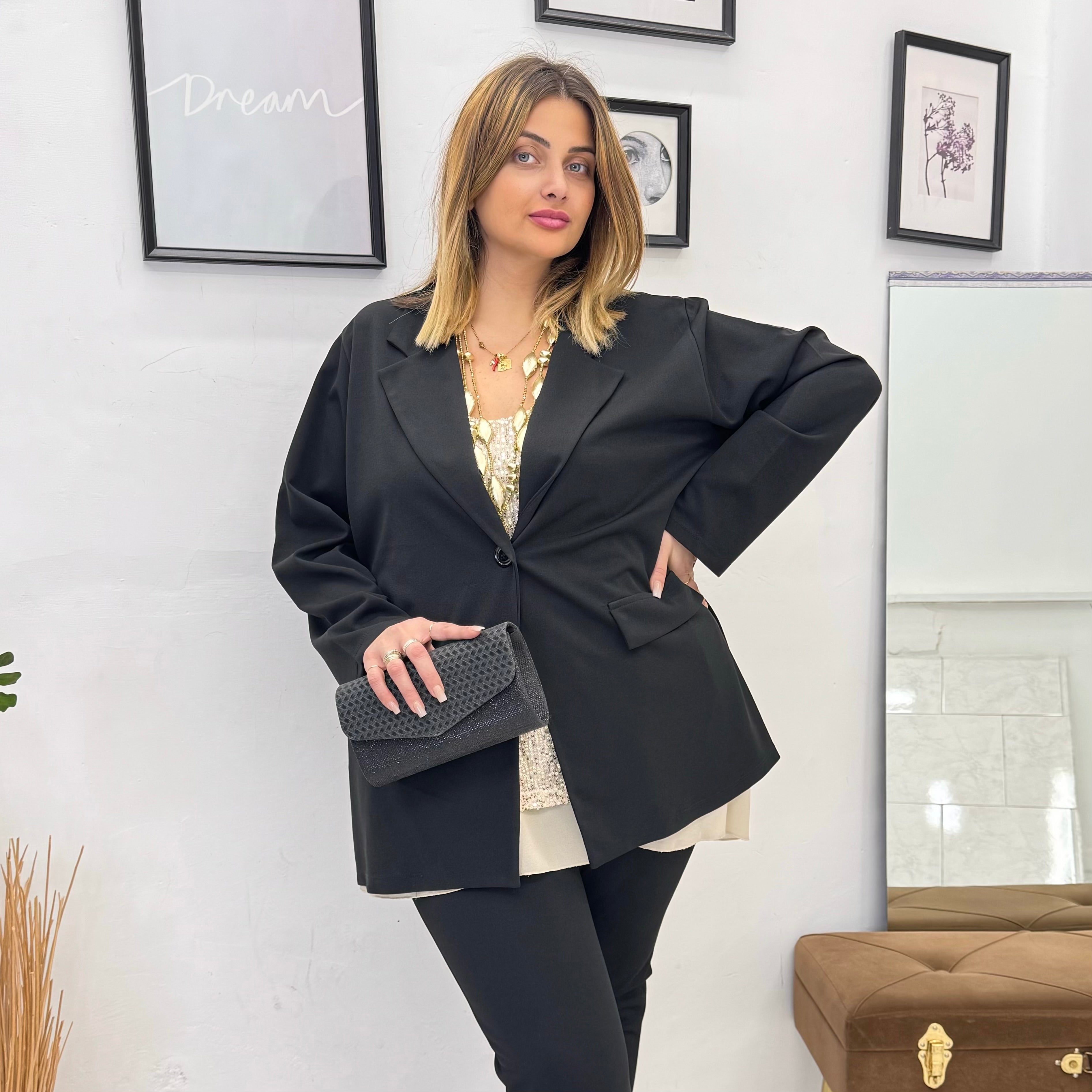 Tailleur elasticizzato per donne curvy Giuly