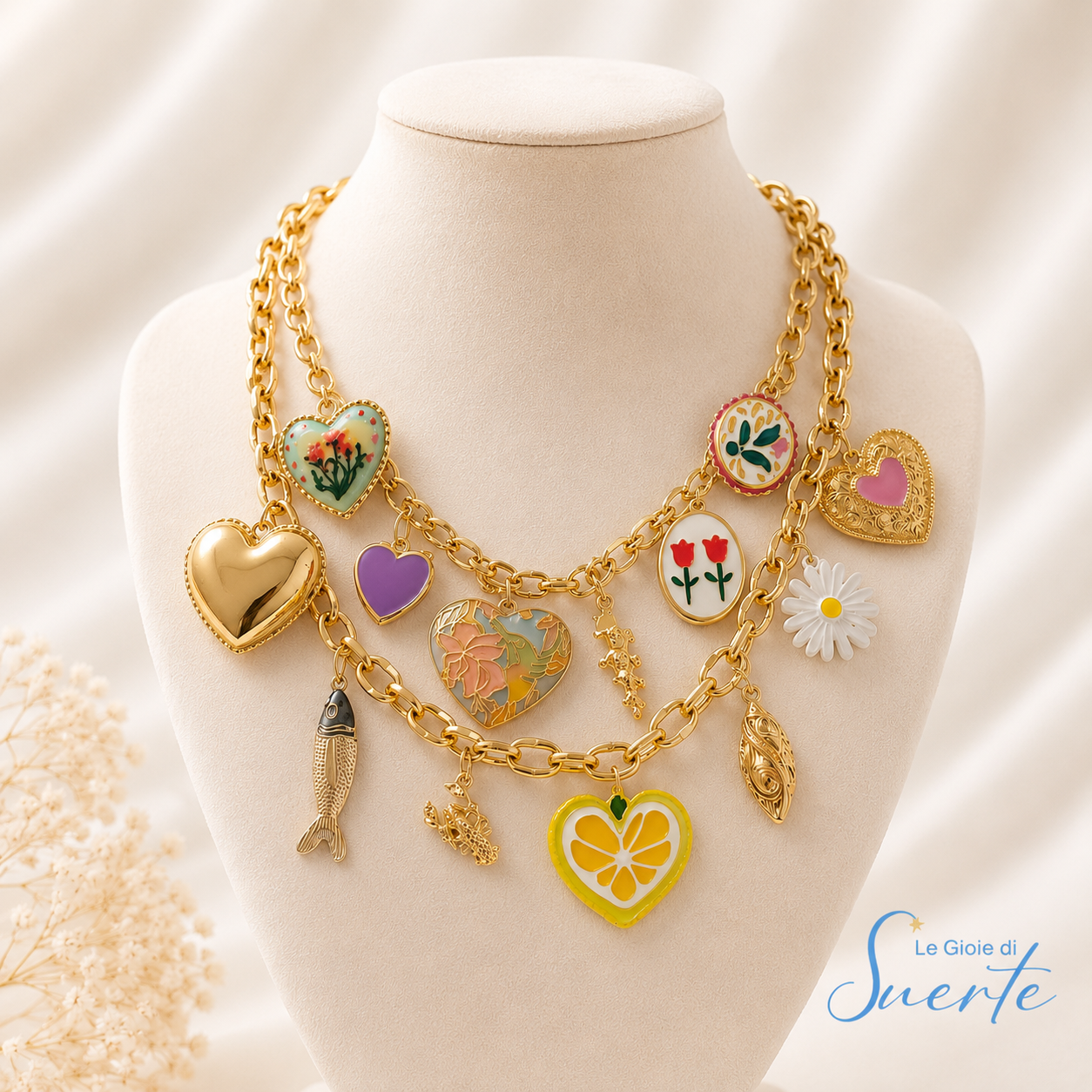 Collana Charm Amalfi Gold ✨