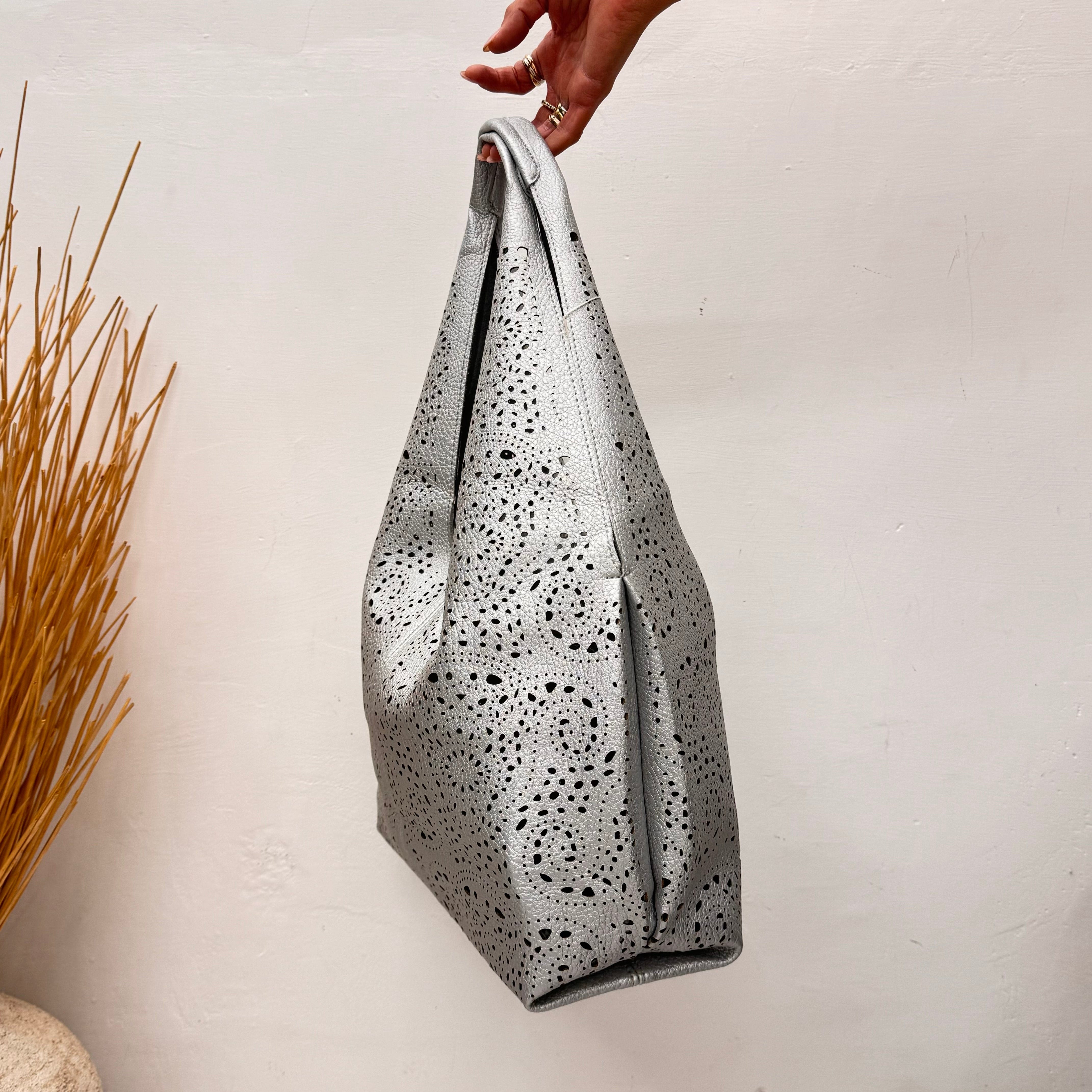 Borsa Pearl 2 in 1 Grigia