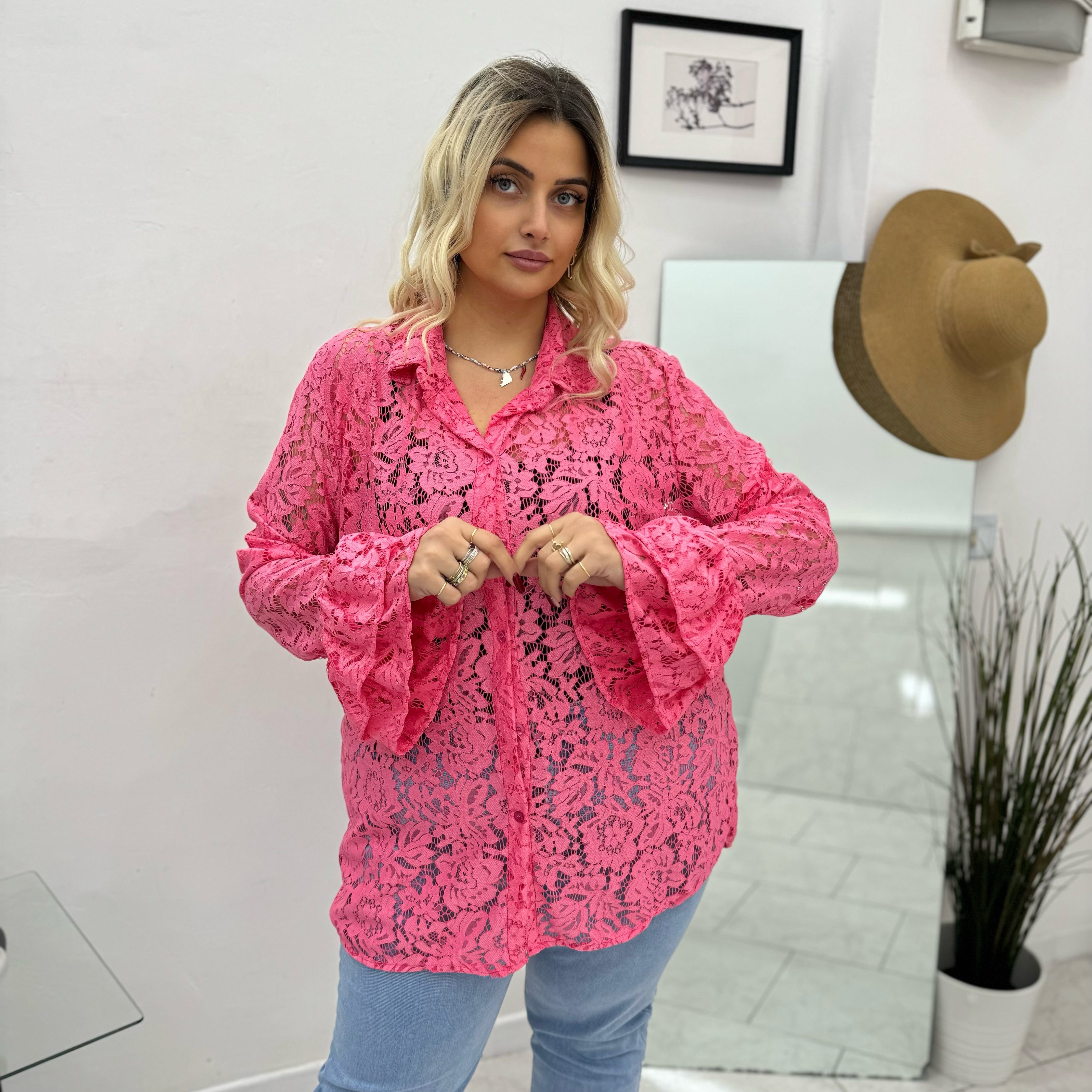 Camicia in Merletto