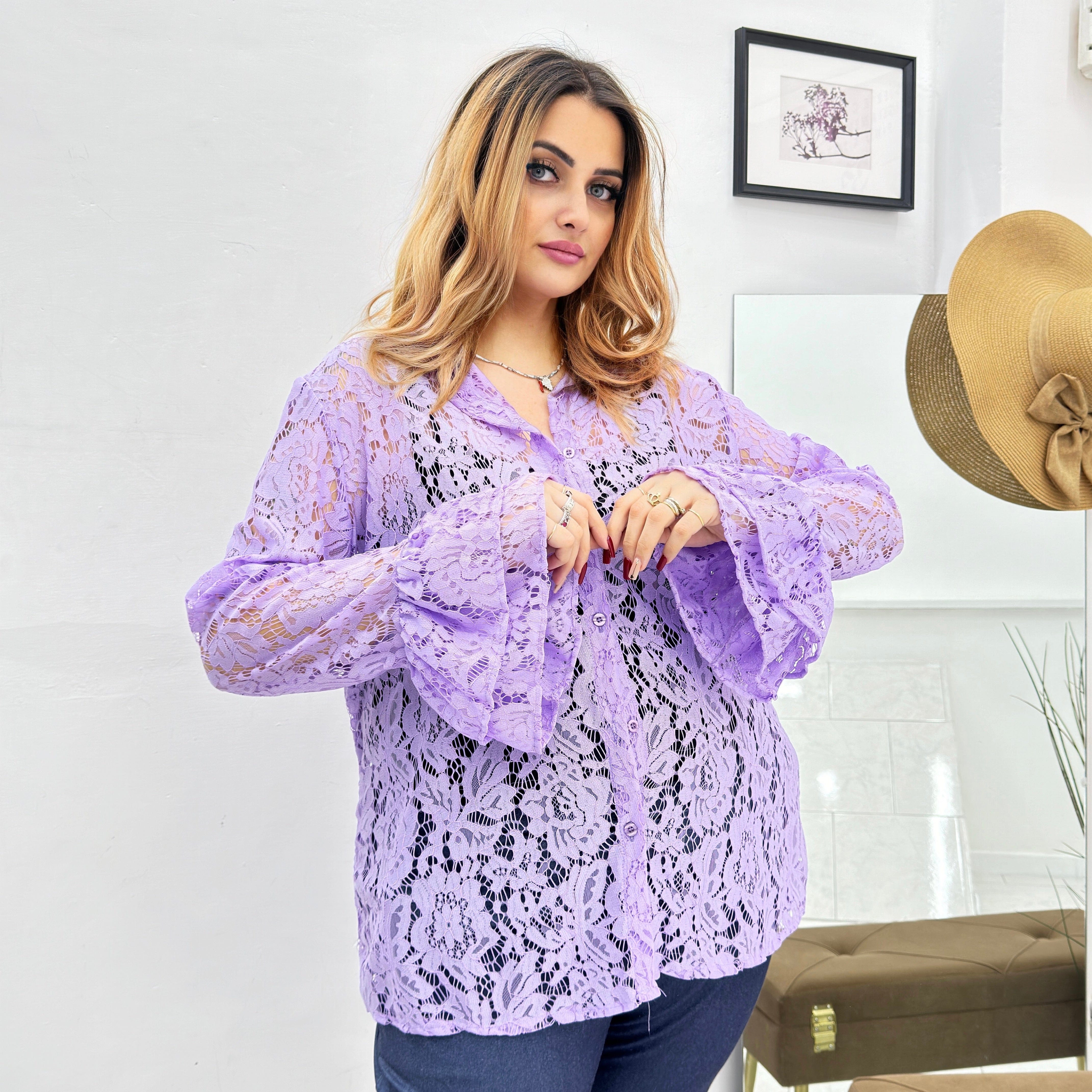 Camicia in Merletto