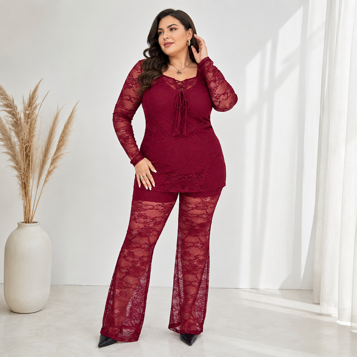 PANTALONE A ZAMPA GLAM