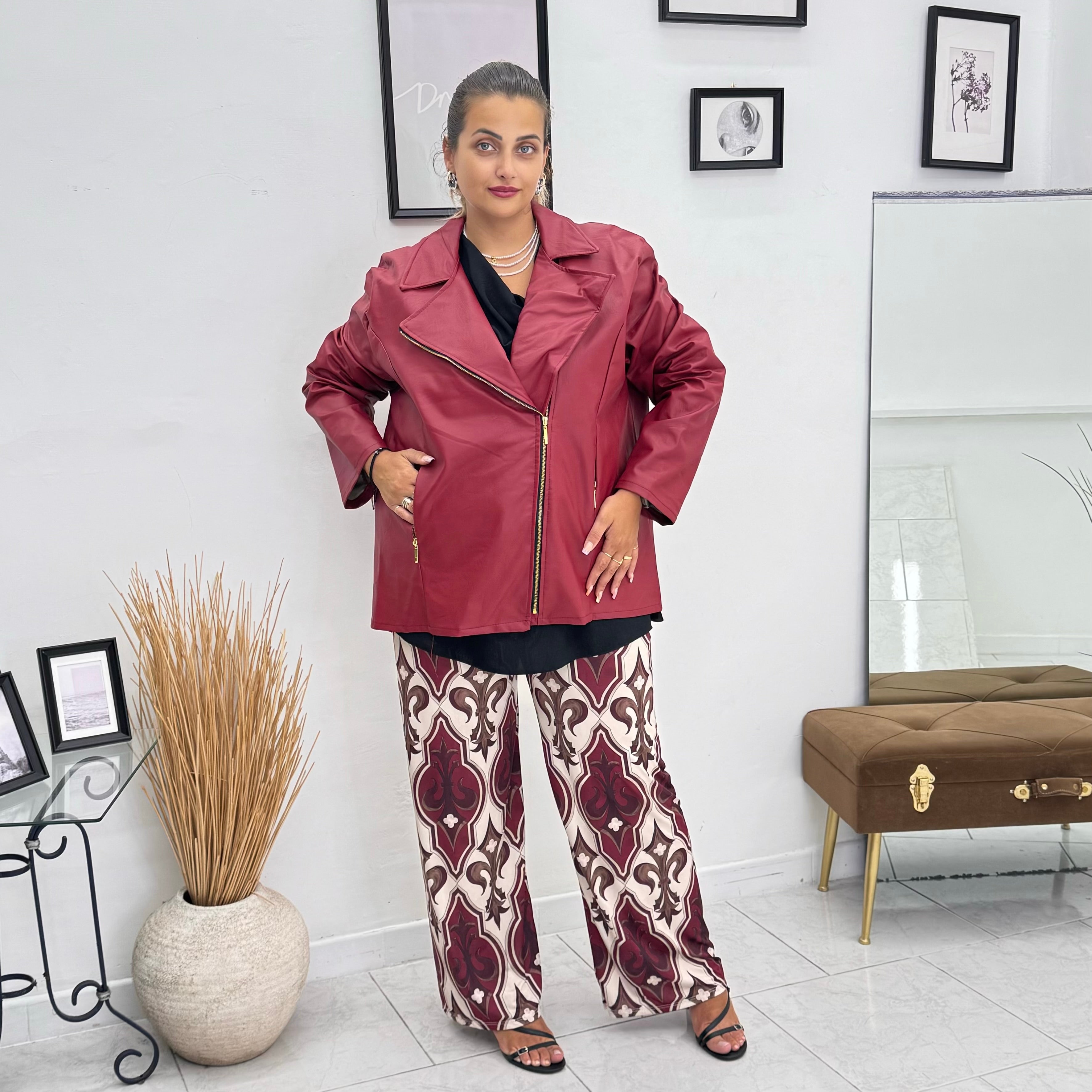 Giacca eco zip laterale