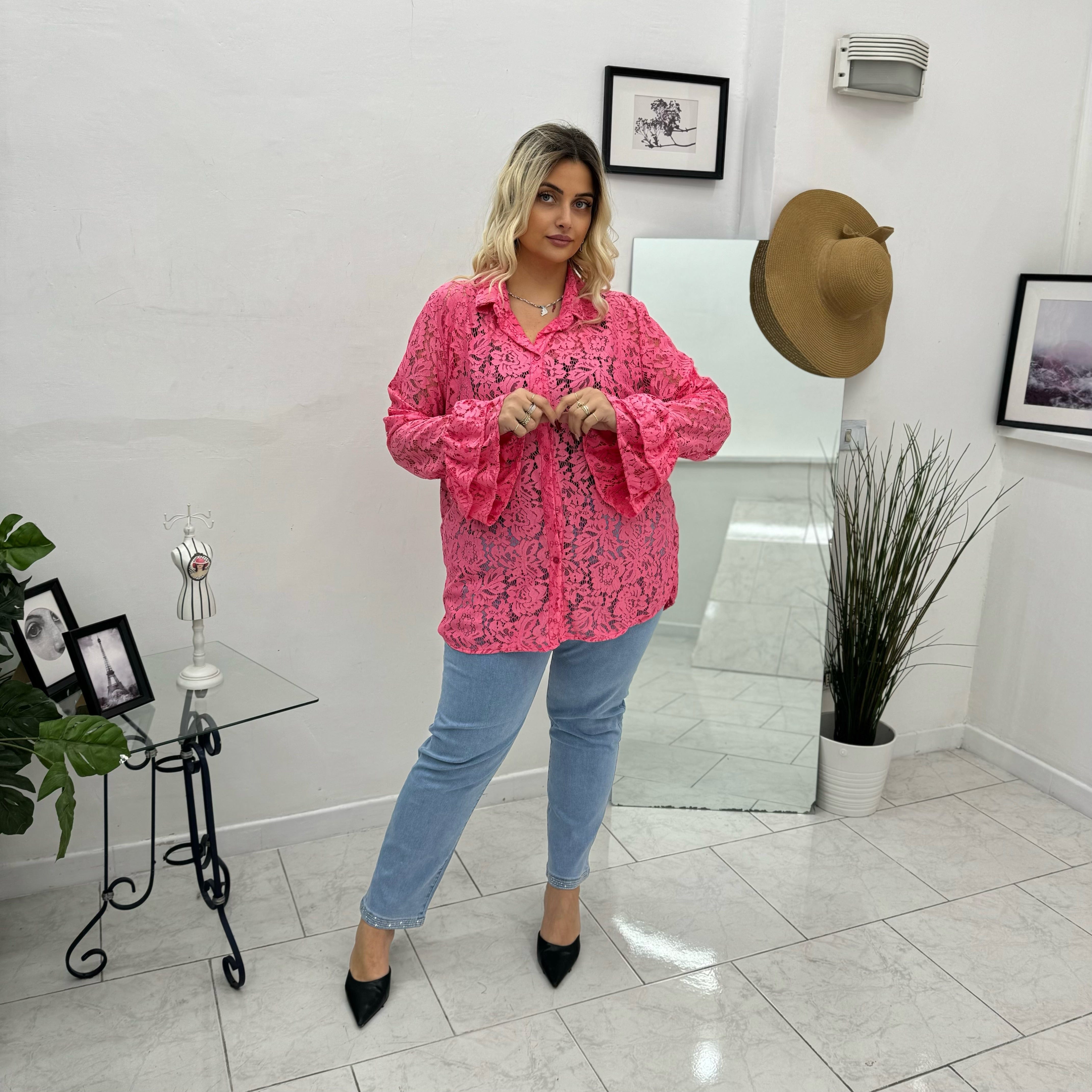 Camicia in Merletto