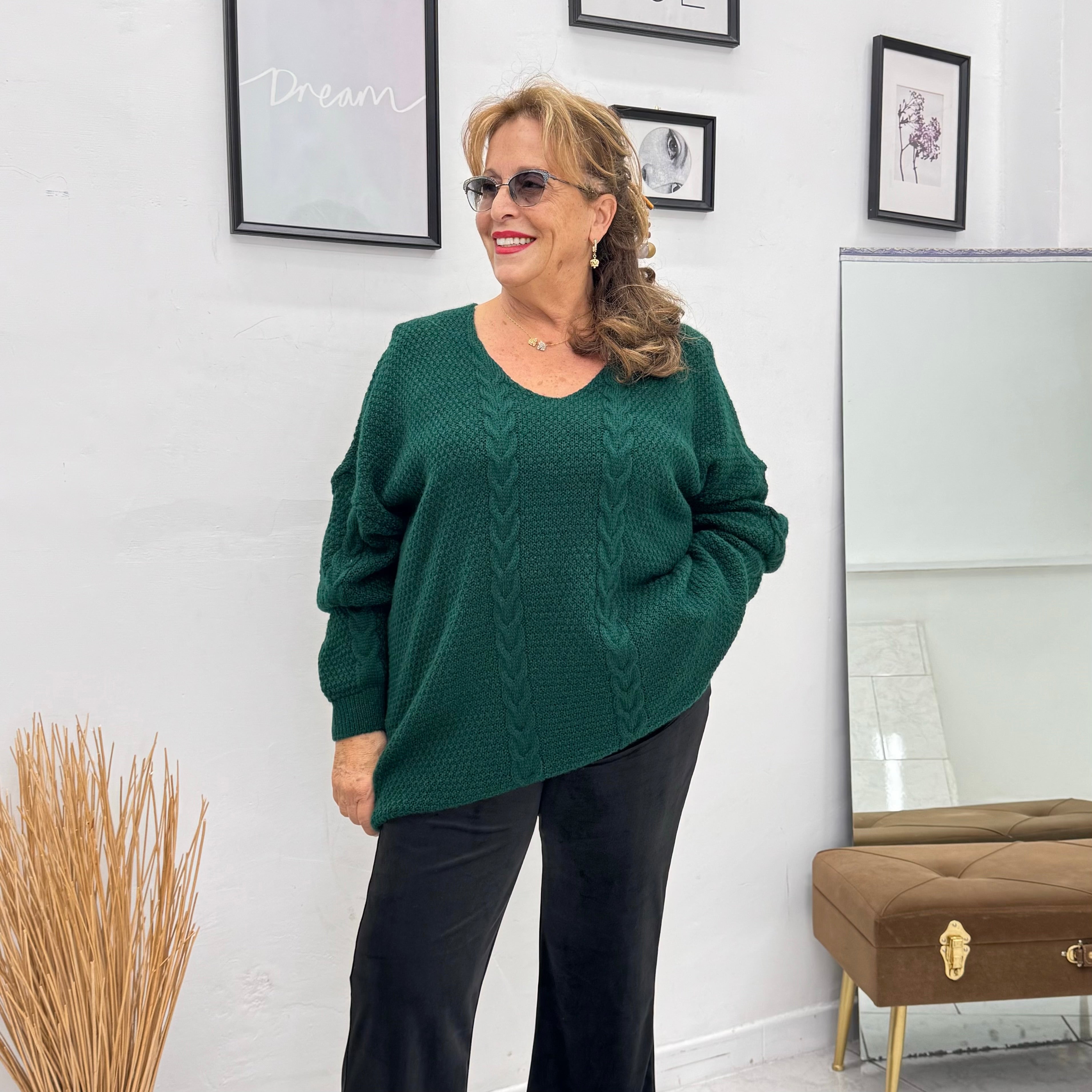 Maglioncino Scollo a V Cassie