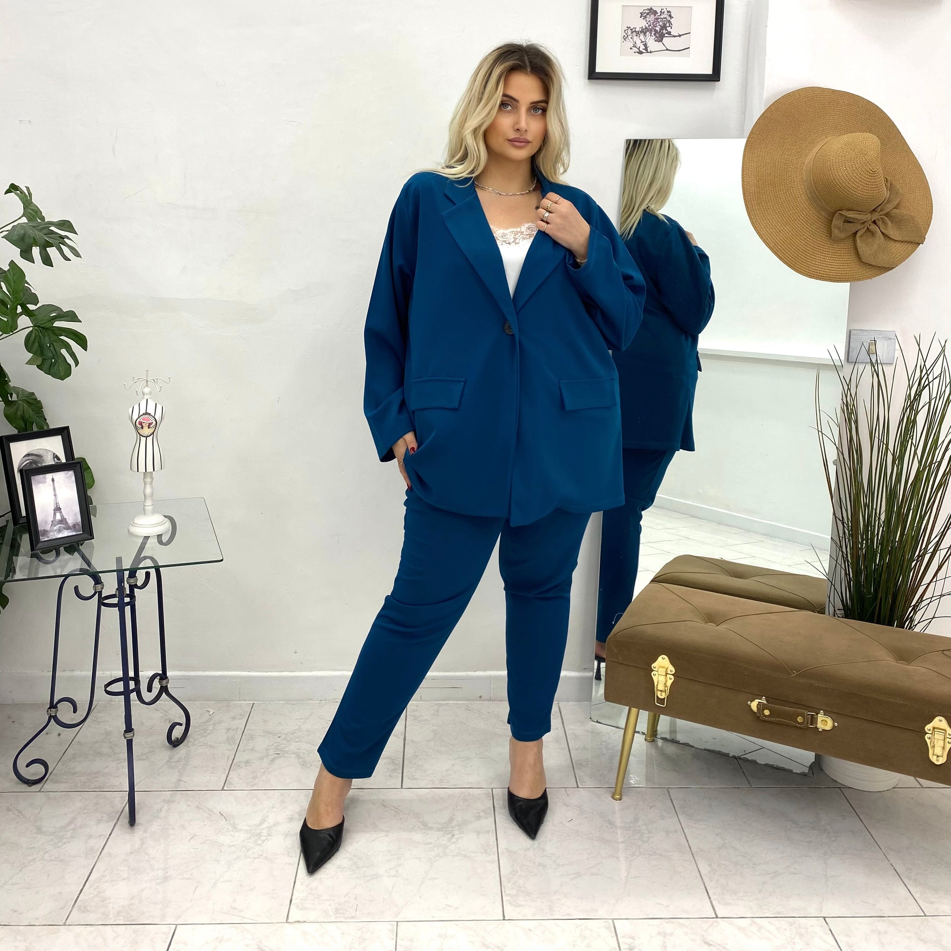 Tailleur elasticizzato per donne curvy Giuly