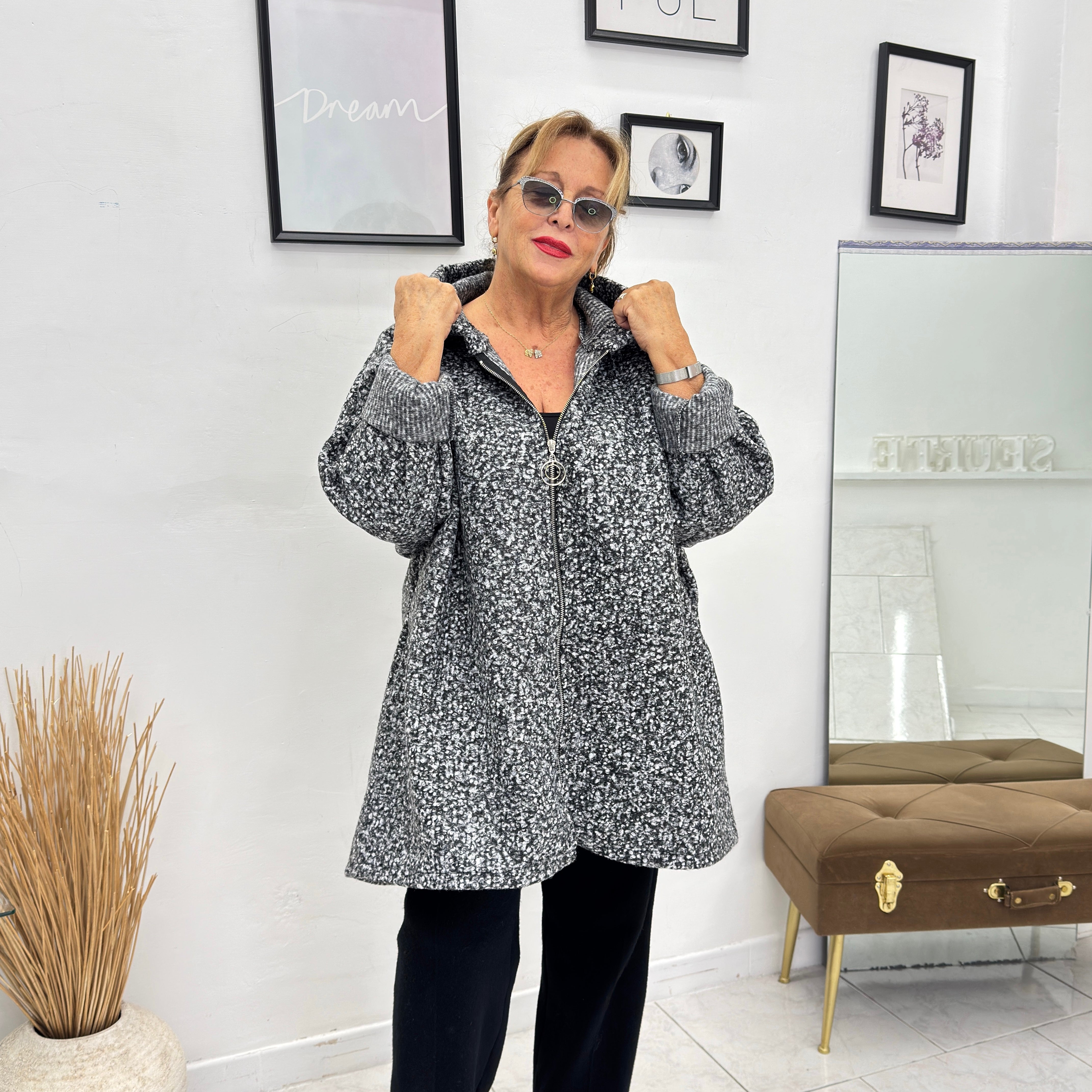 Cappotto Ivana bouclè