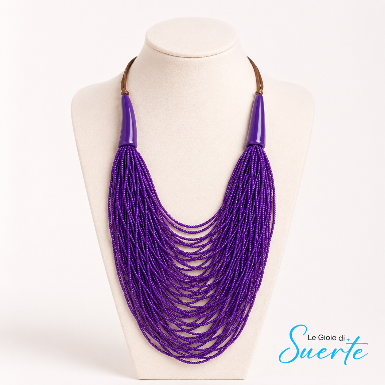 Collana Violet Cascade
