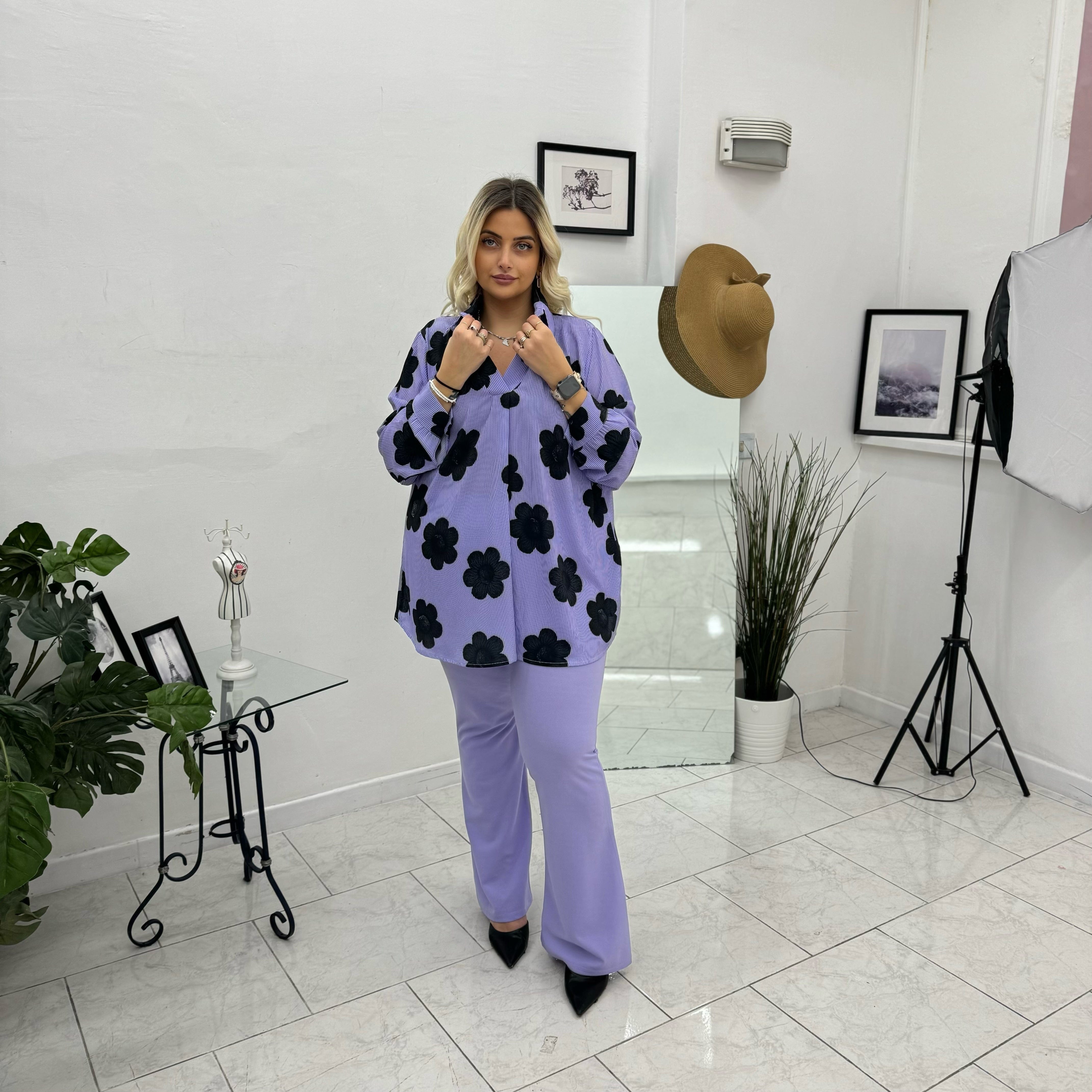 PANTALONE IN CREPE AGOS