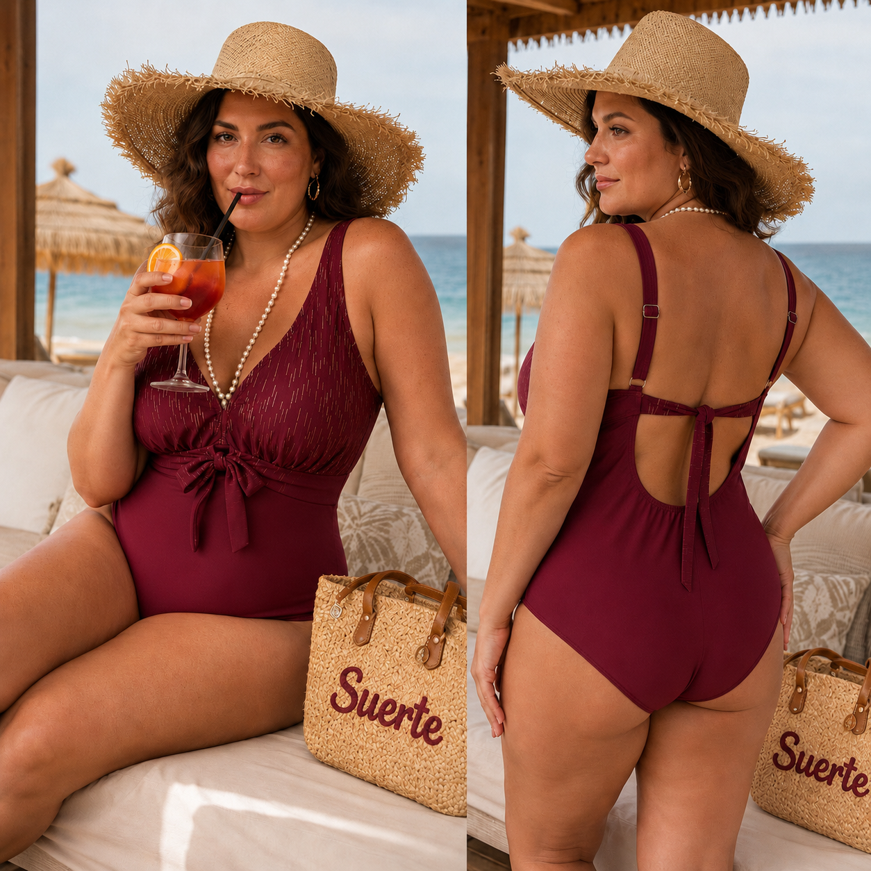 Costume Intero Rubino Glam
