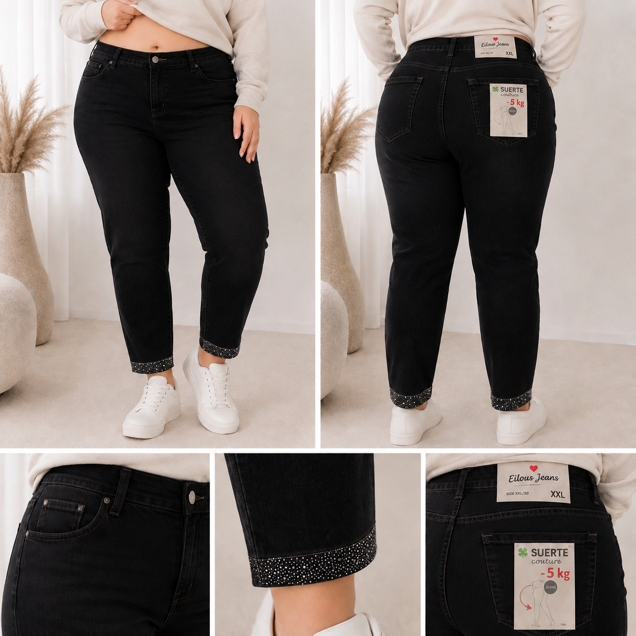 Jeans Crystal Nero FA9500