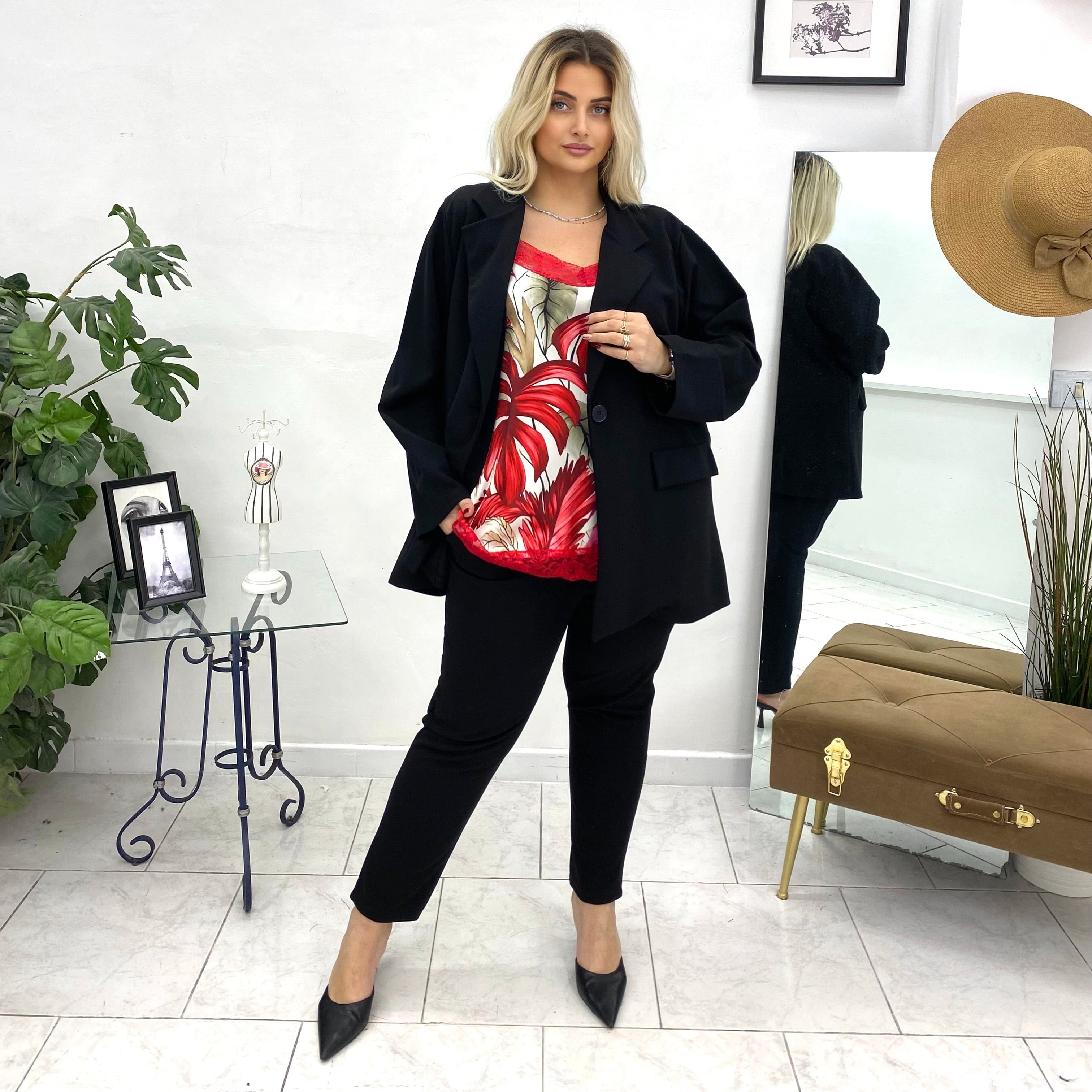 Tailleur elasticizzato per donne curvy Giuly