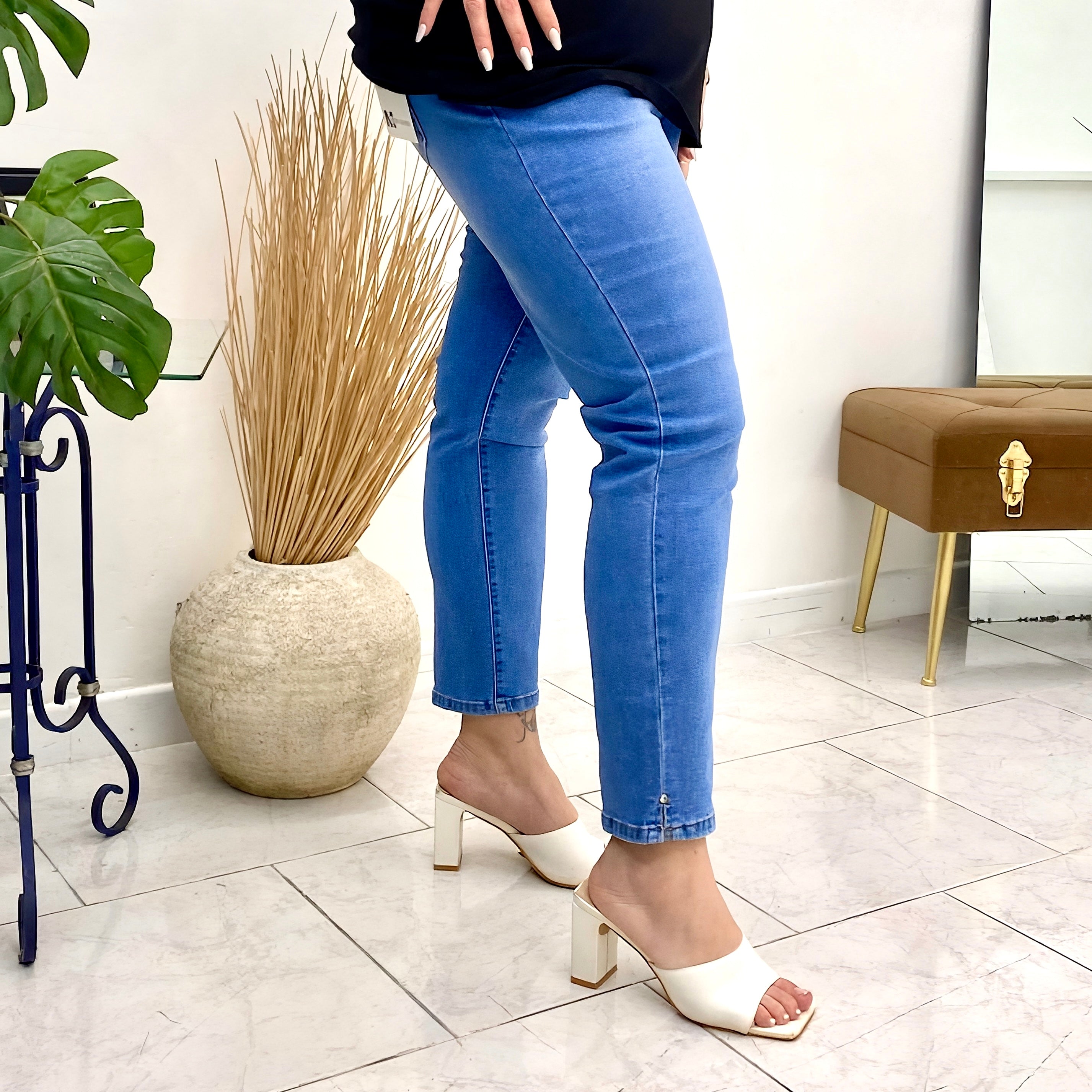 Jeans blu kelly-5 kg Suerte