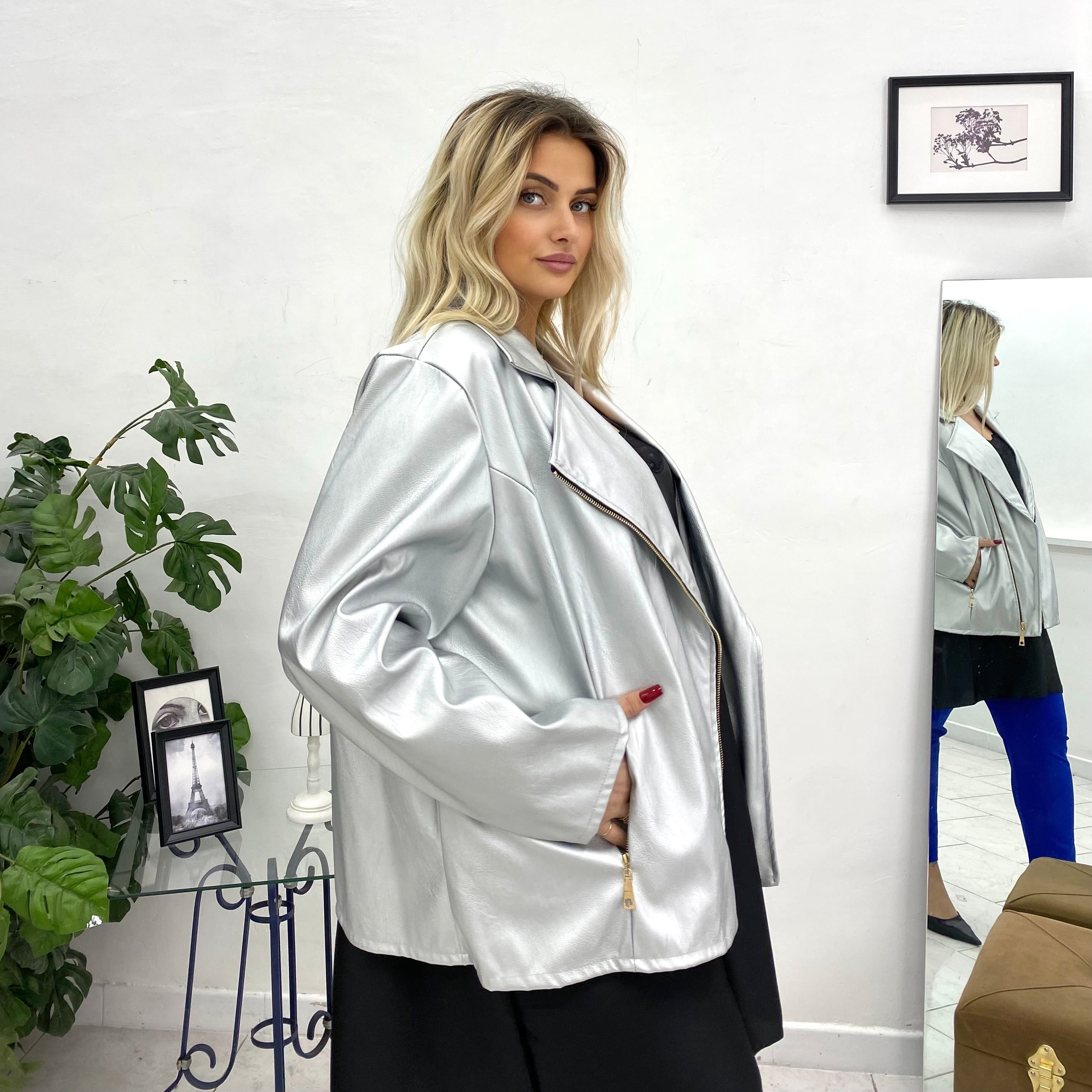 Giacca eco zip laterale