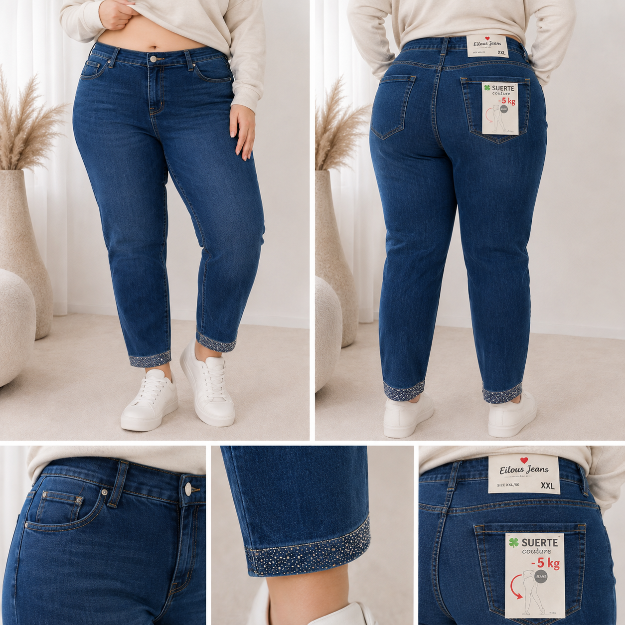 Jeans Crystal Blu FA9499