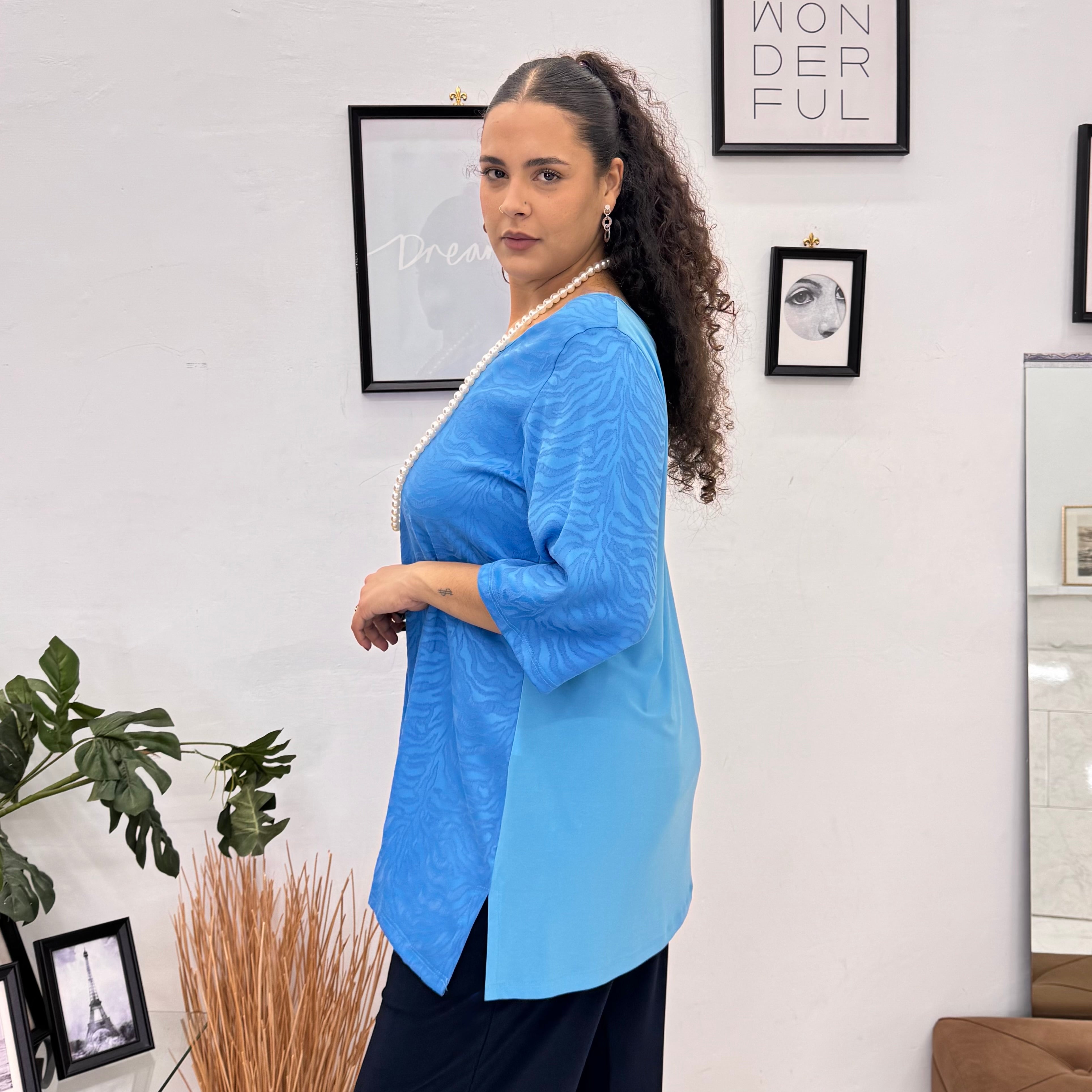 Maglia Ocean Wave Blu