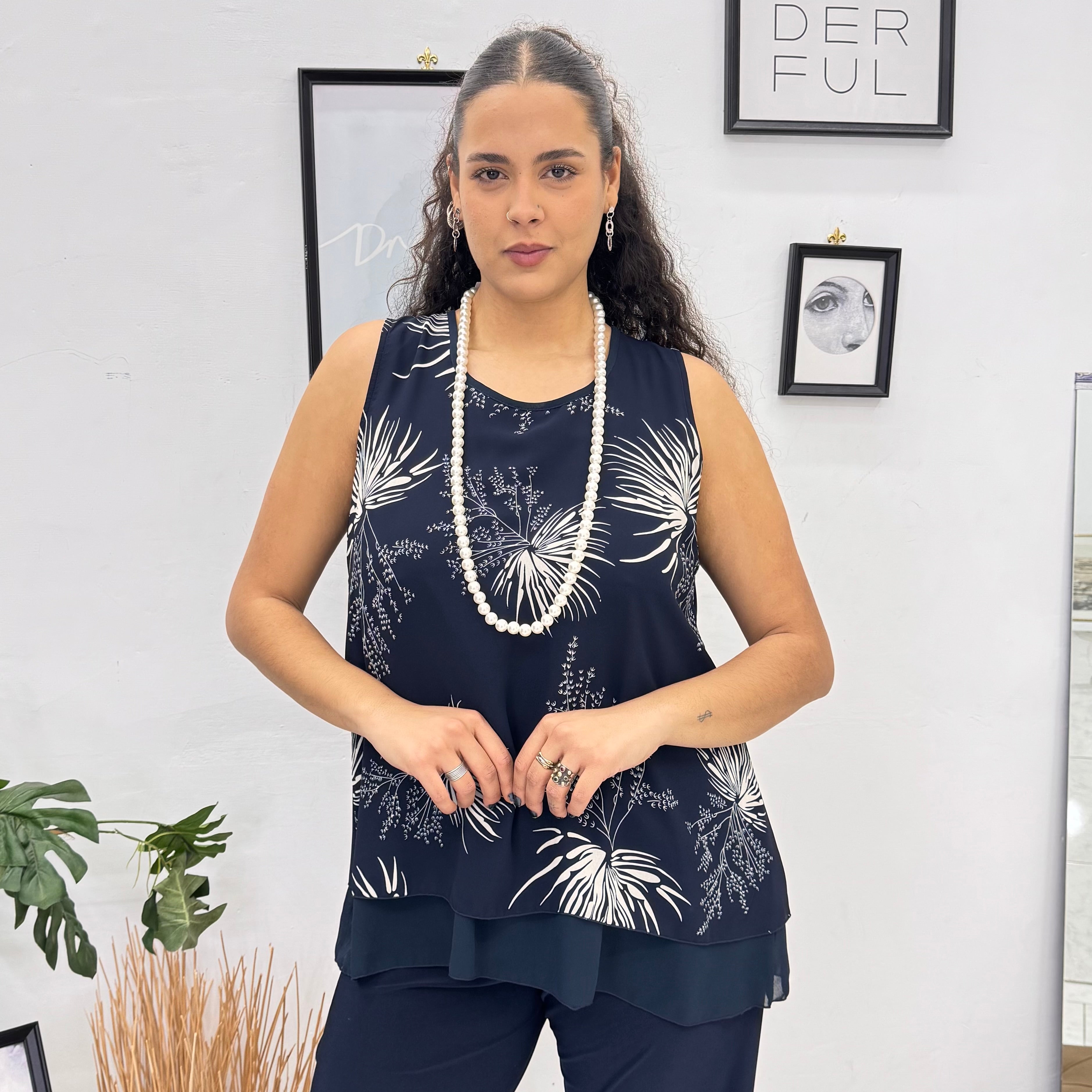 Canotta Musa in Georgette