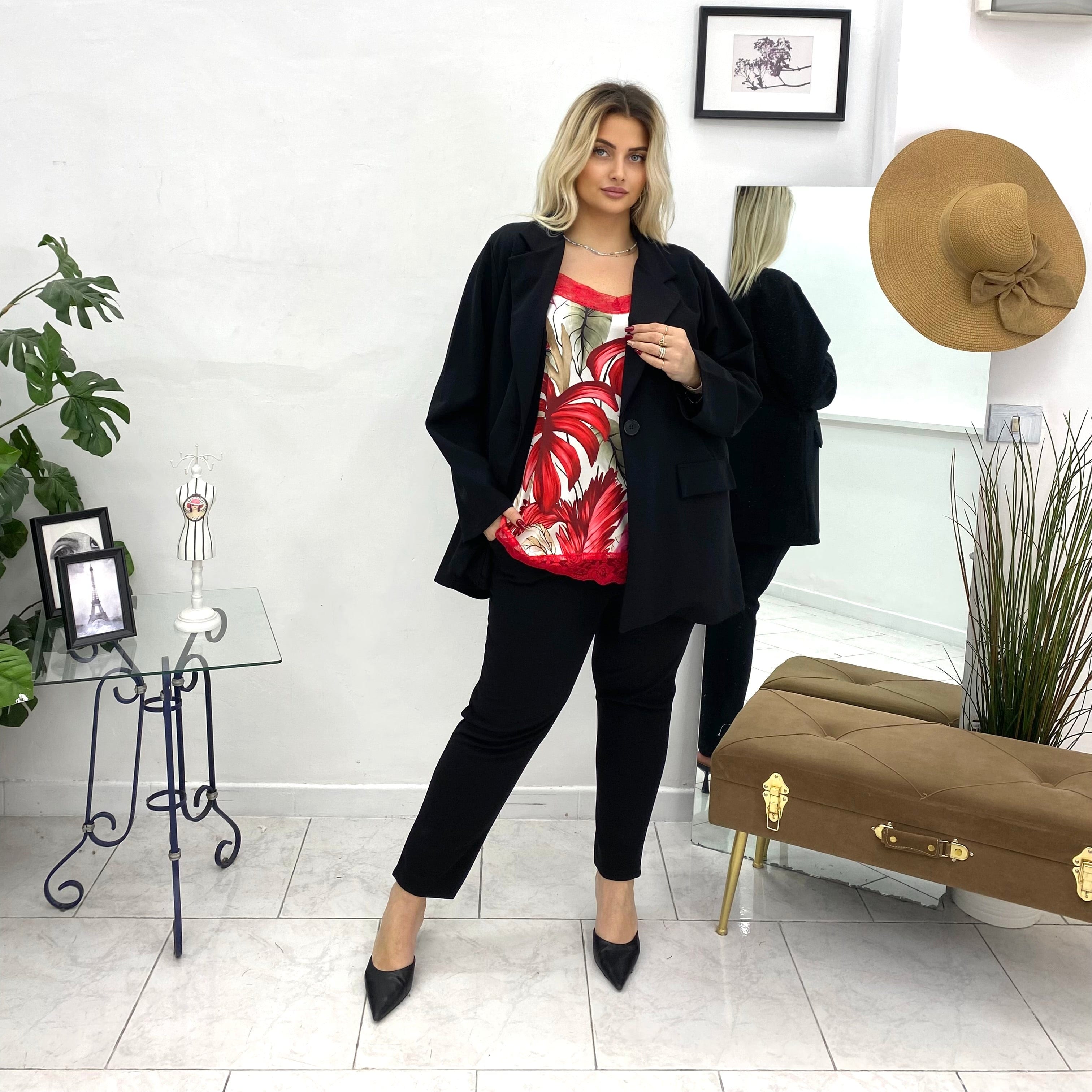 Tailleur elasticizzato per donne curvy Giuly