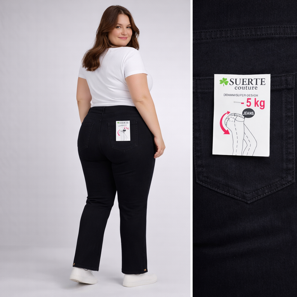 Jeans Nero Kelly -5kg Suerte 9477