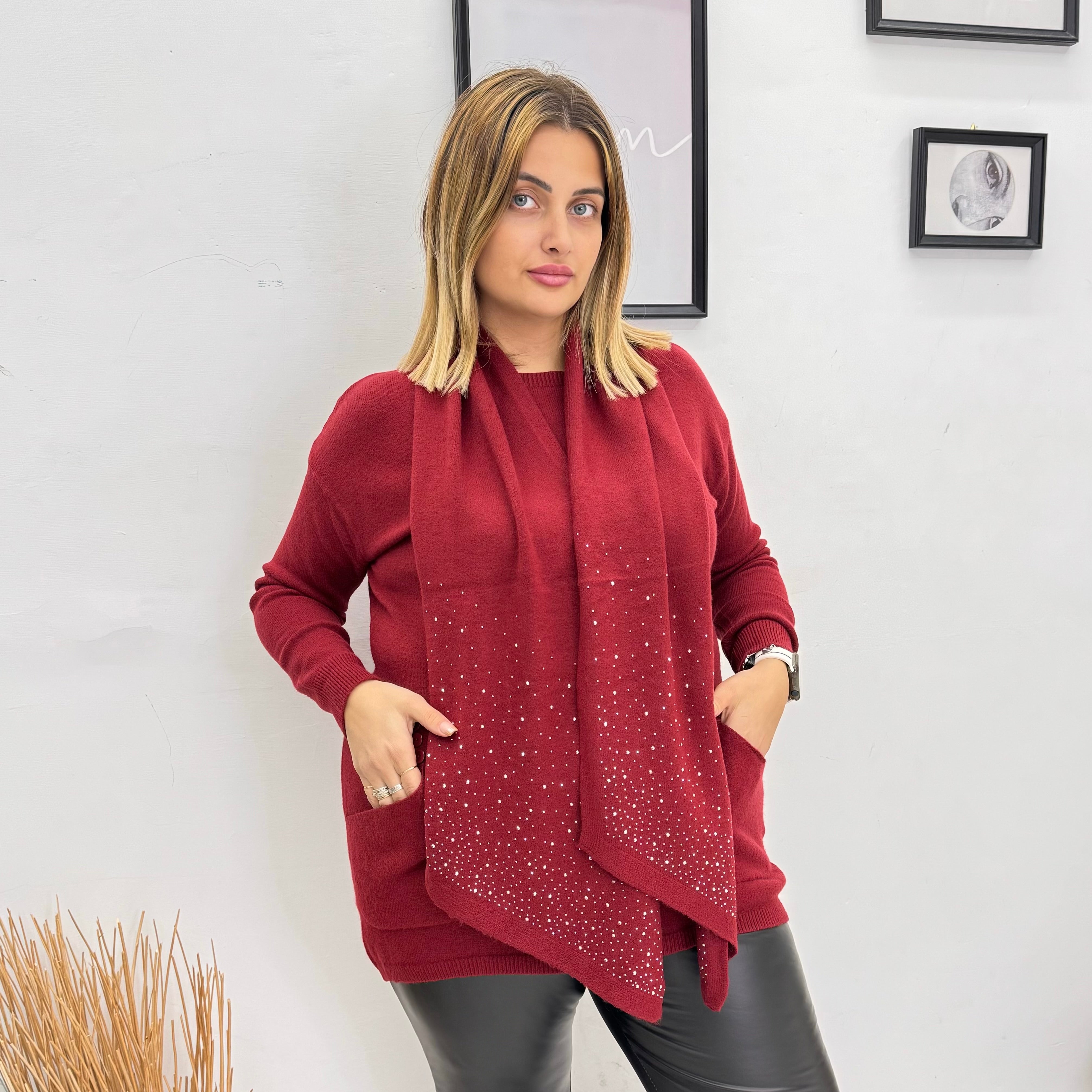 Pullover Passione Strass 65F