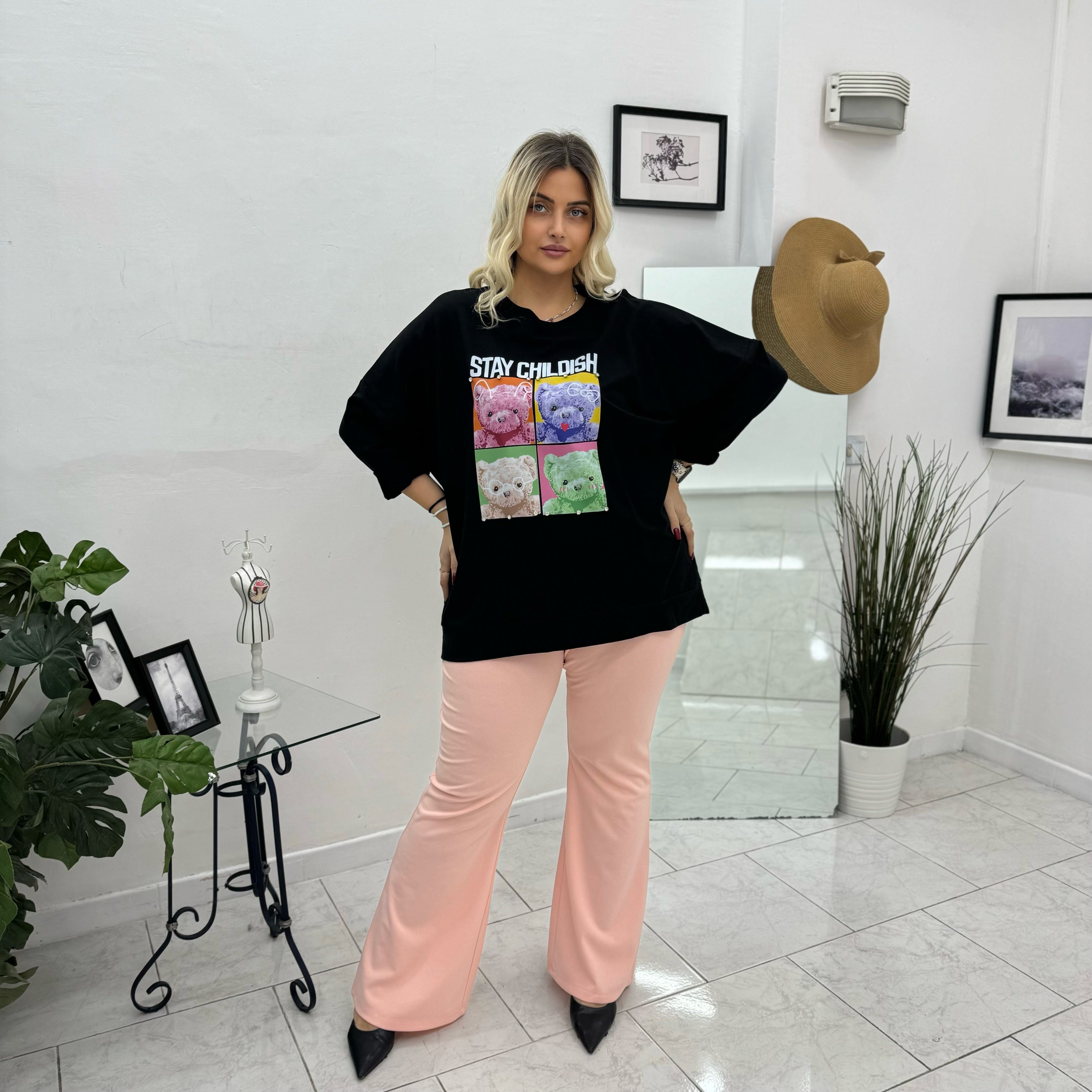 PANTALONE IN CREPE AGOS