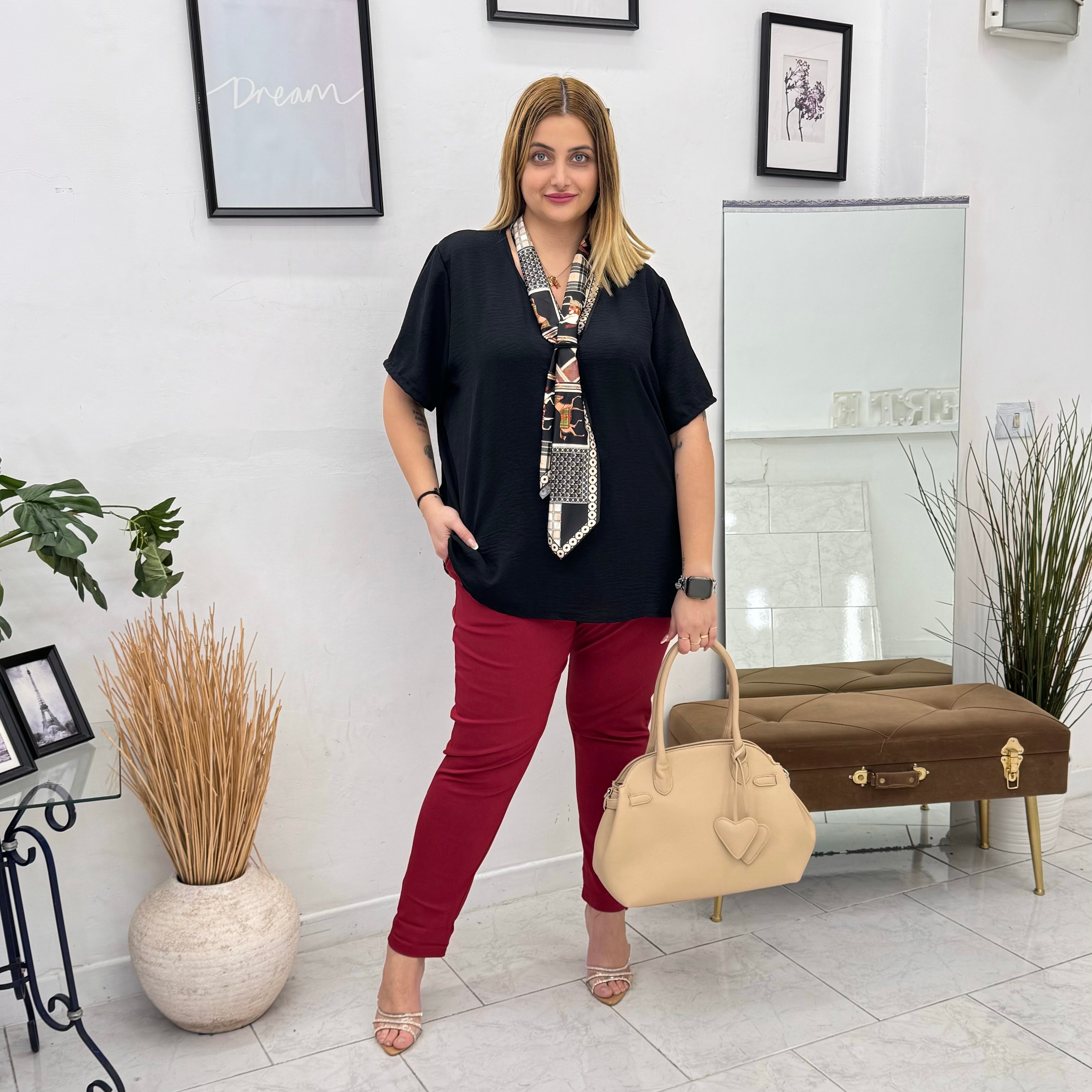 MAGLIA FOULARD CHIC