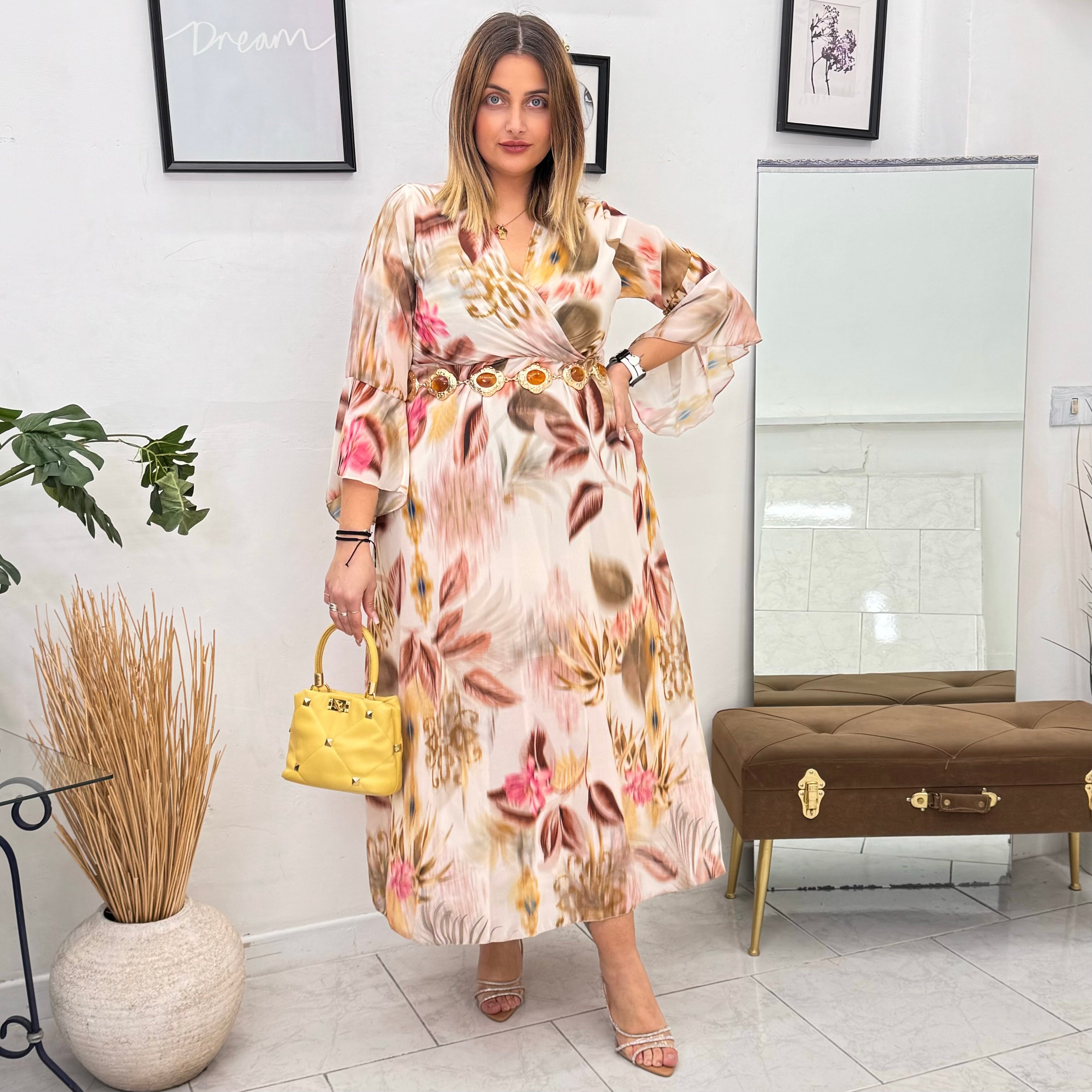 Abito In Georgette Primavera