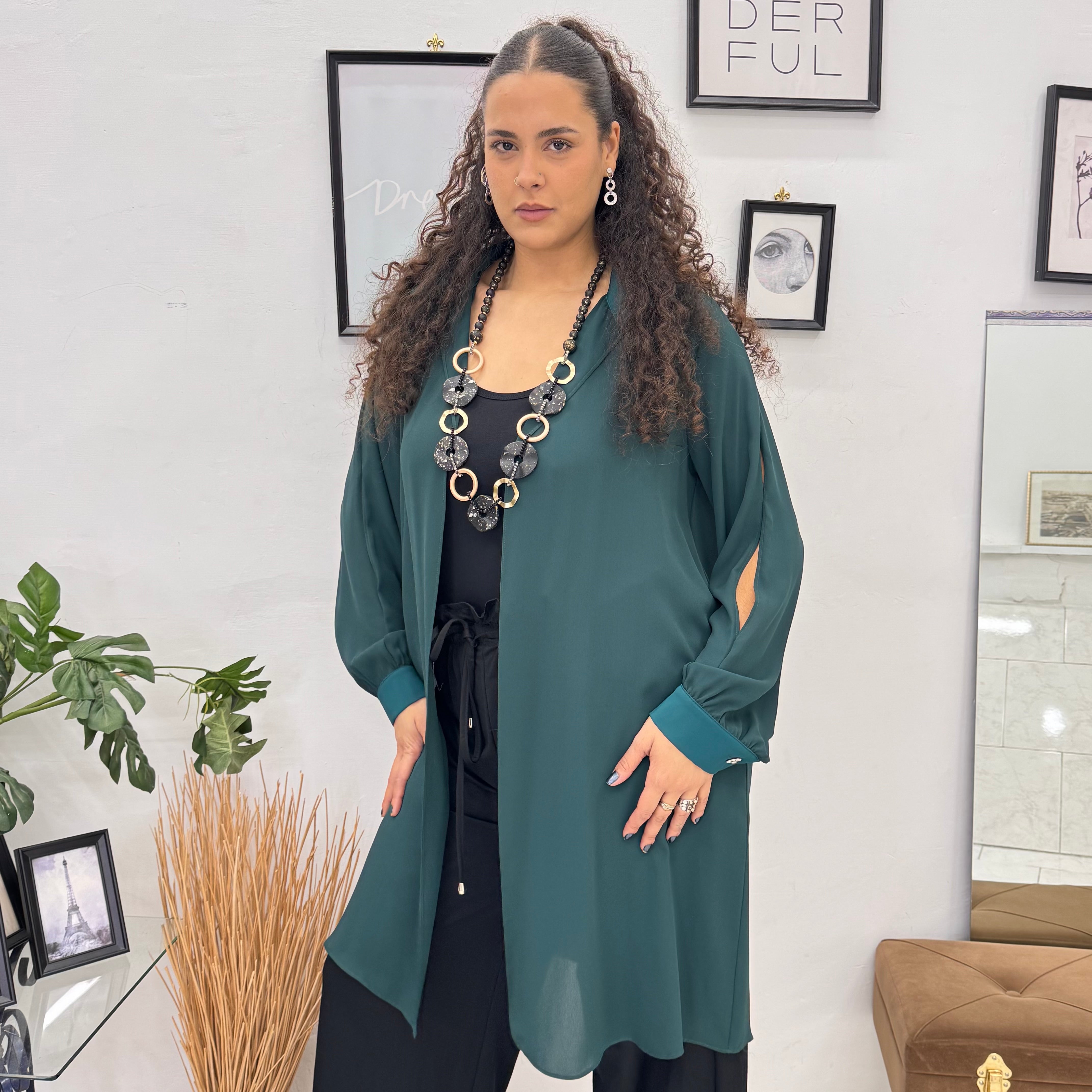 Maxi Spolverino Velato Velvet