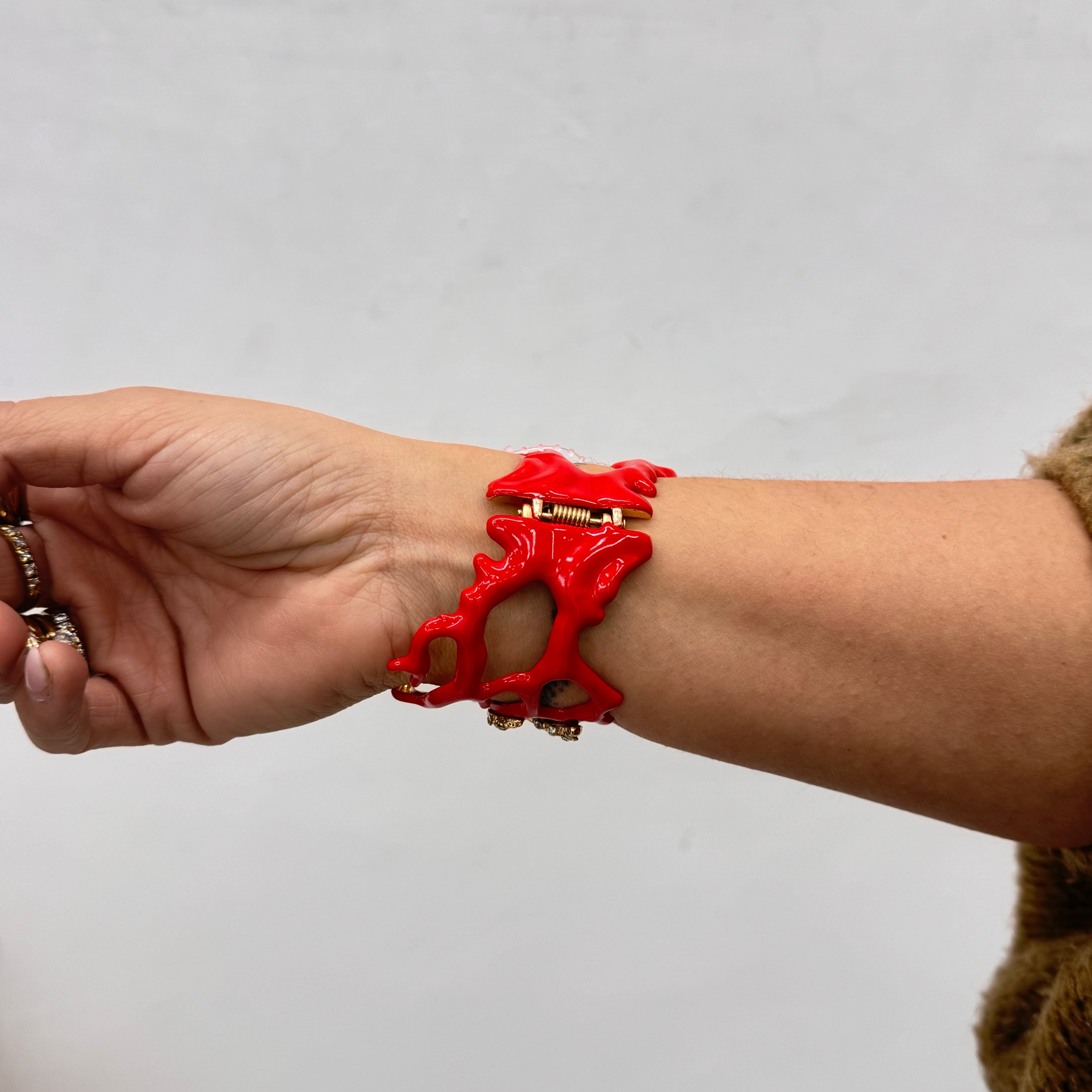 Bracciale Priscilla Rosso
