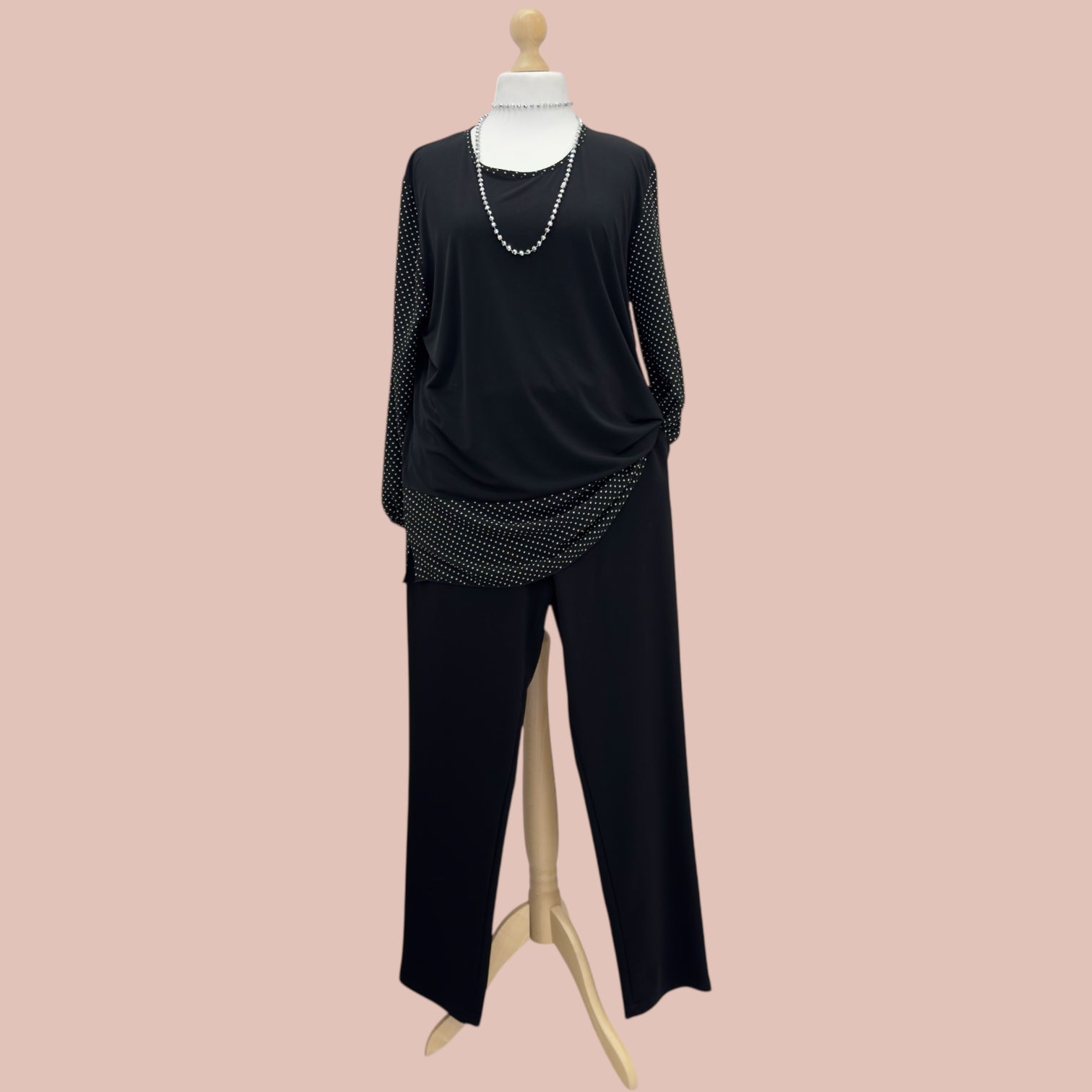 Maglia Maniche a Pois