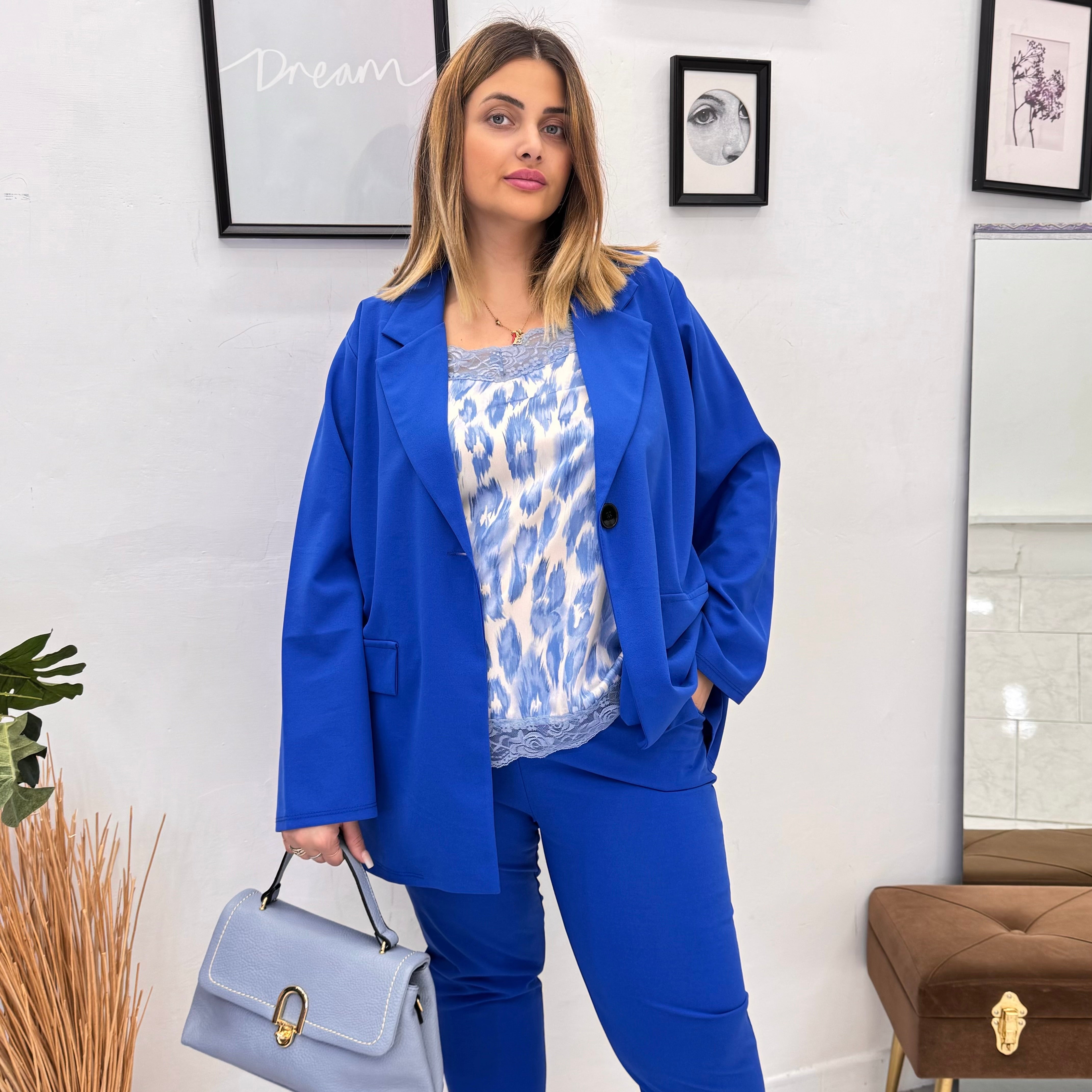 Tailleur elasticizzato per donne curvy Giuly