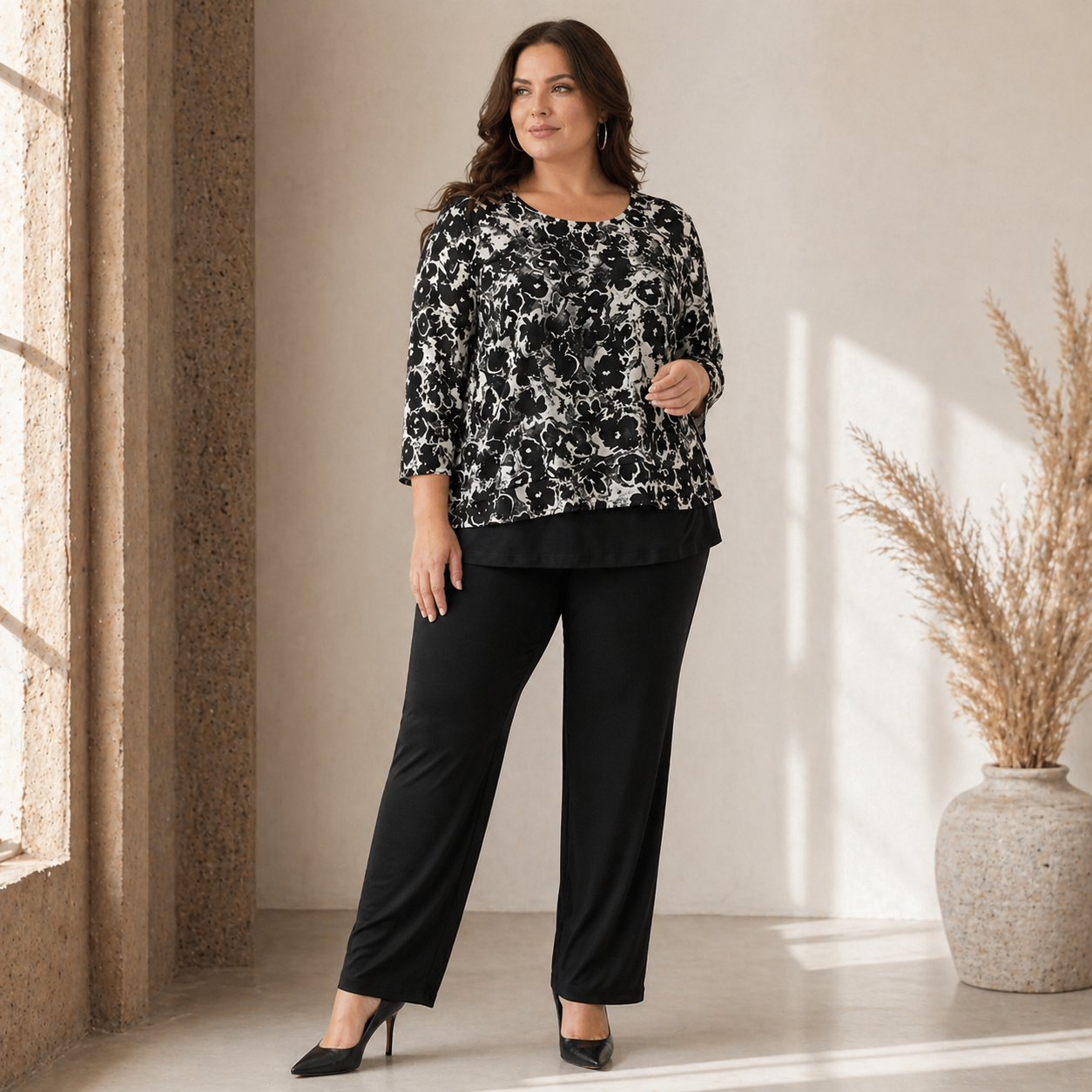 Completo Black Bloom Elegance