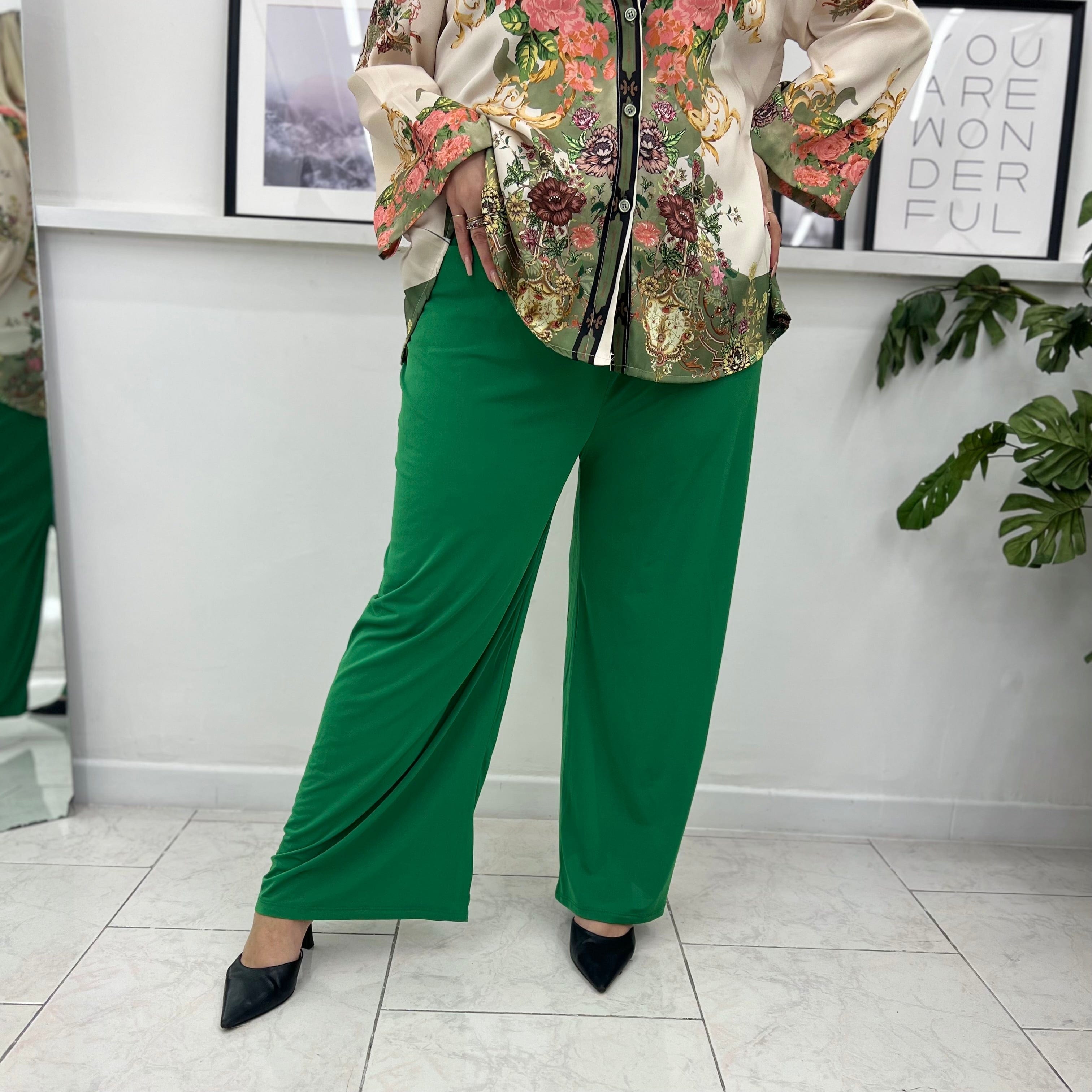Pantalone a palazzo in viscosa