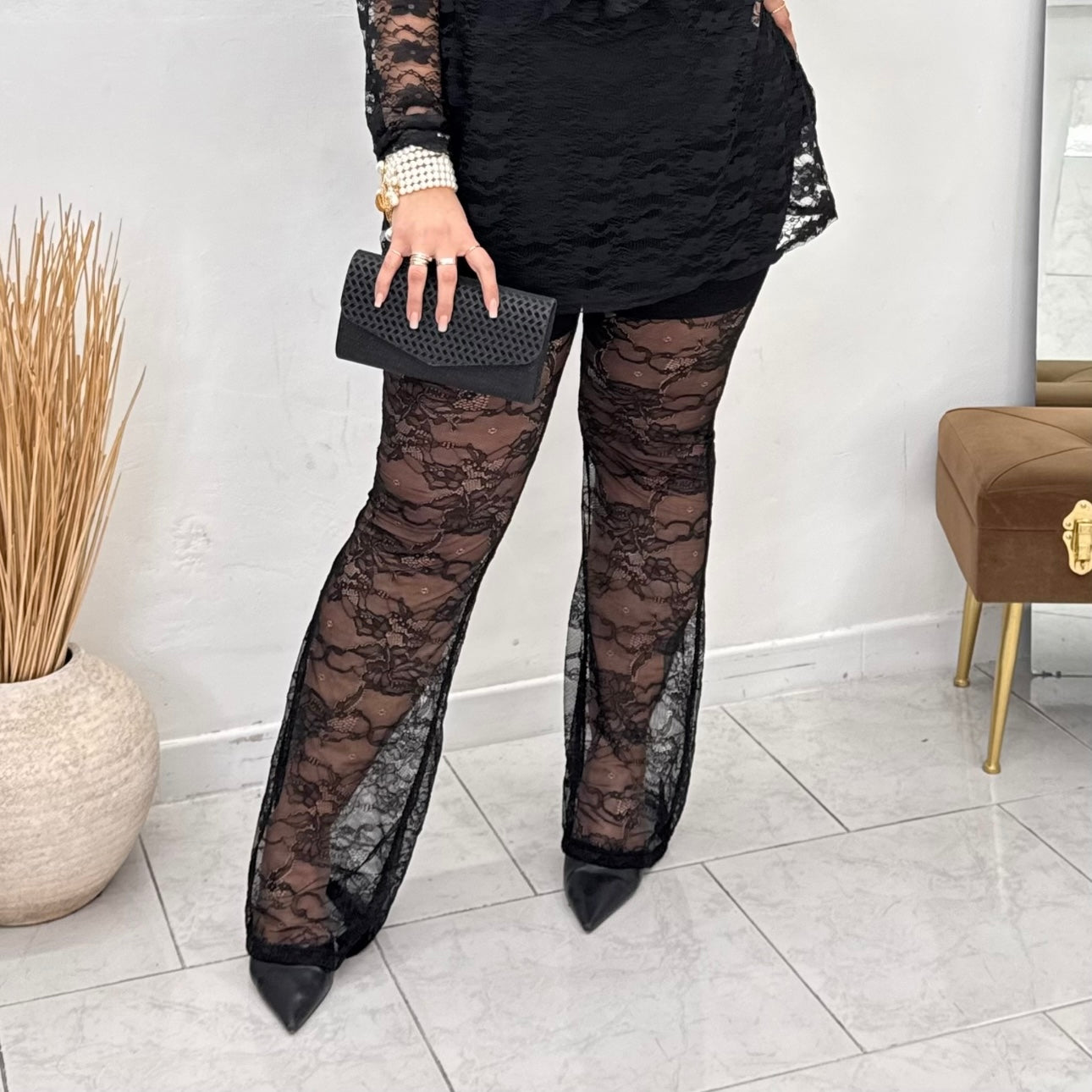 PANTALONE A ZAMPA GLAM