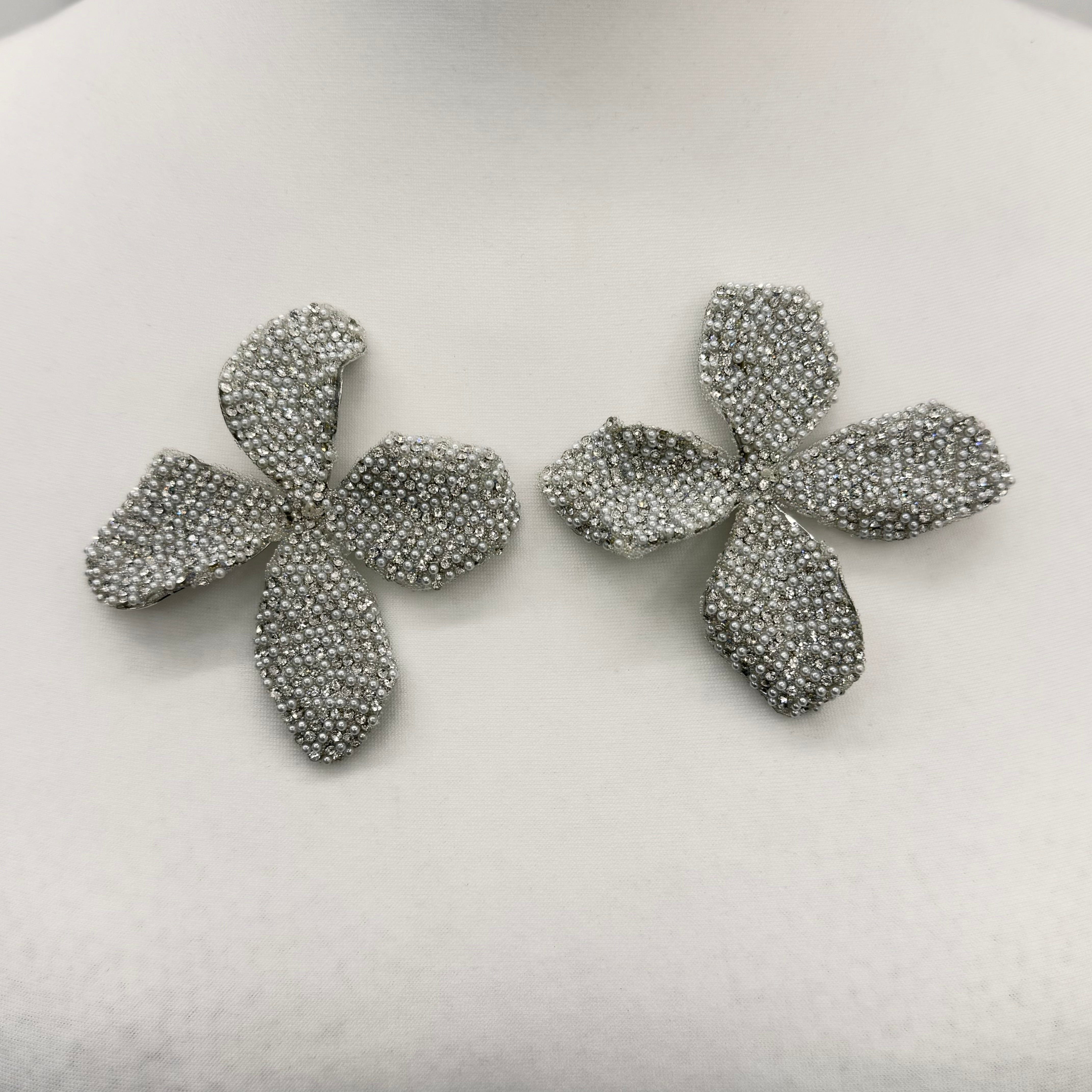 Orecchini Flower Silver