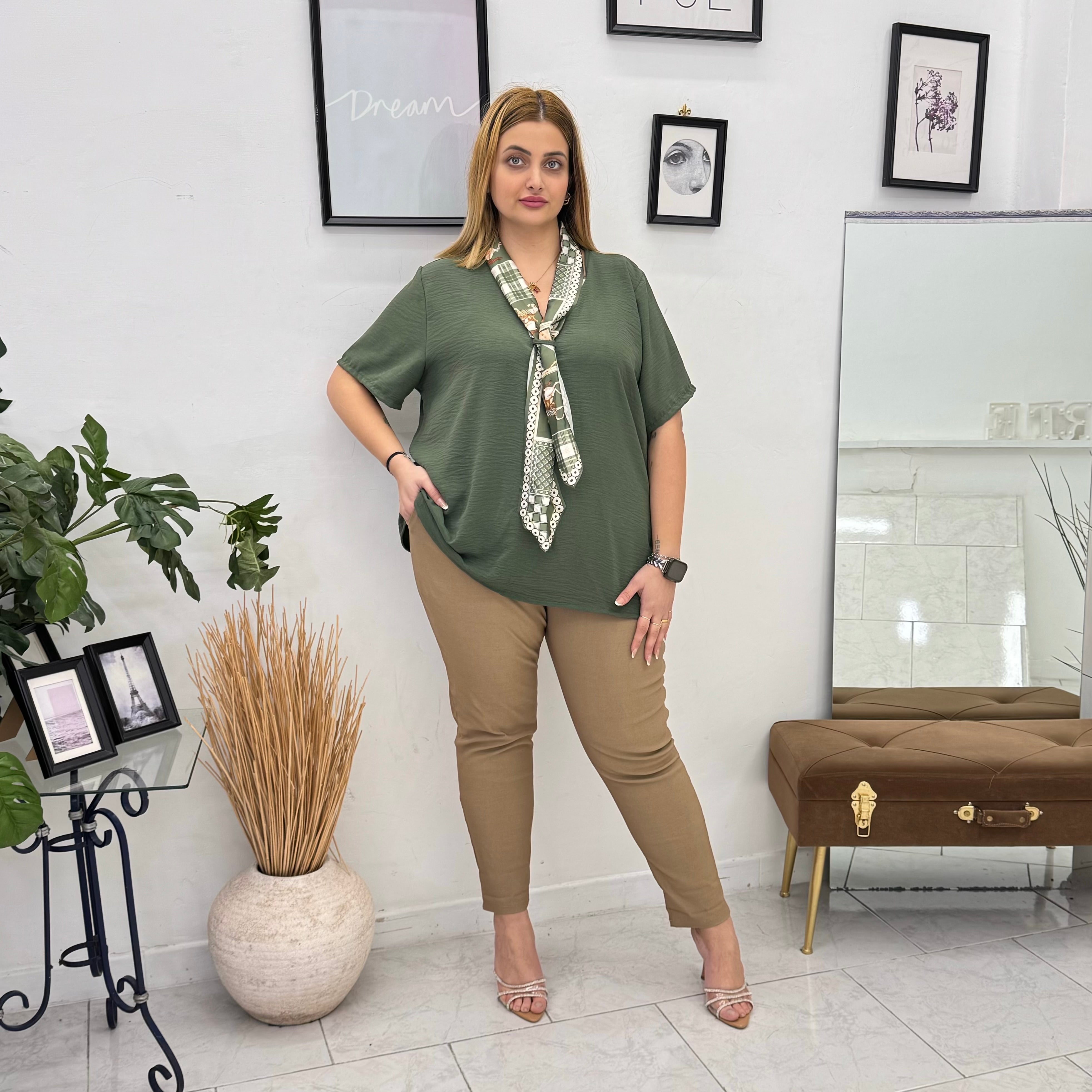 MAGLIA FOULARD CHIC