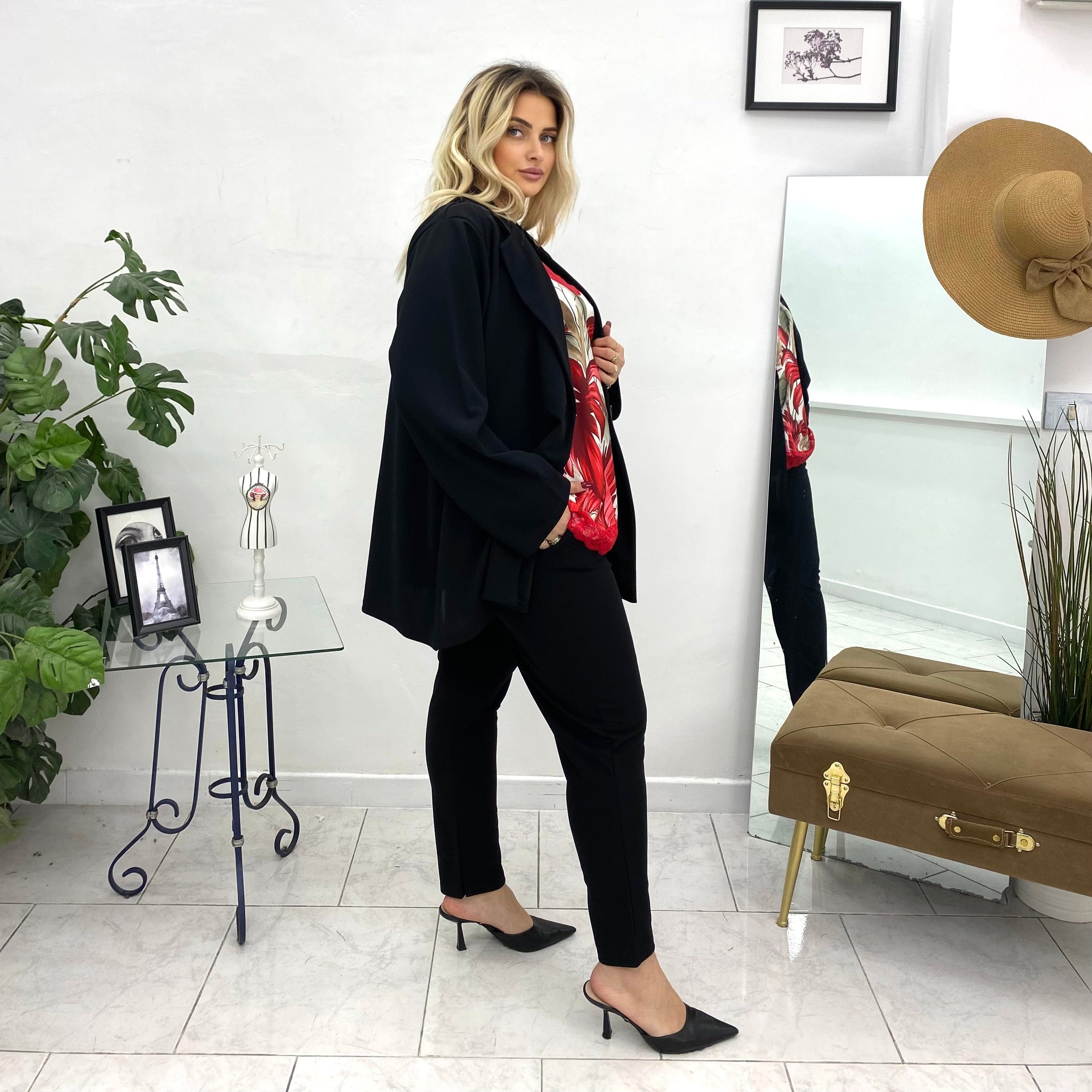 Tailleur elasticizzato per donne curvy Giuly