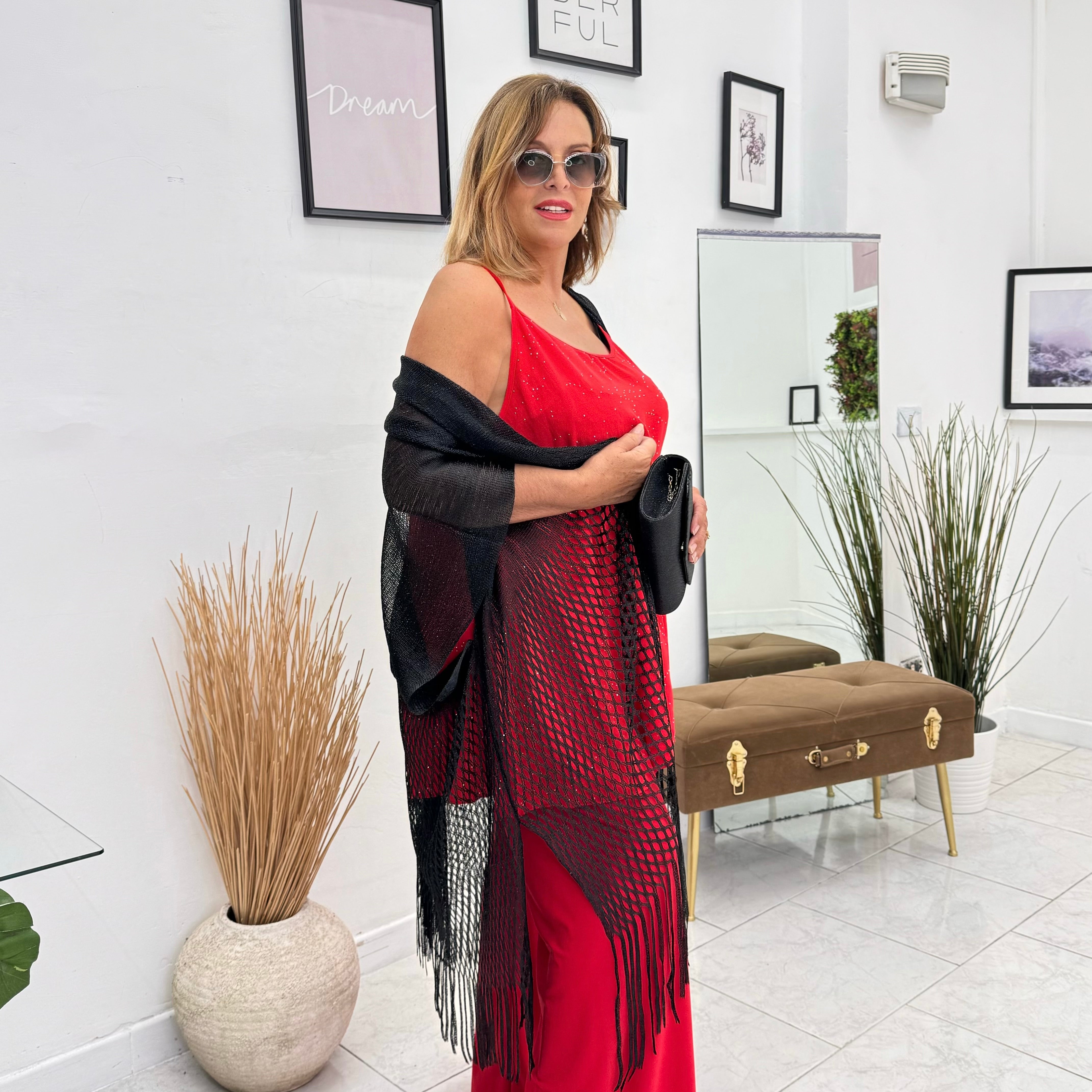 Completo Miss Rosso/Nero