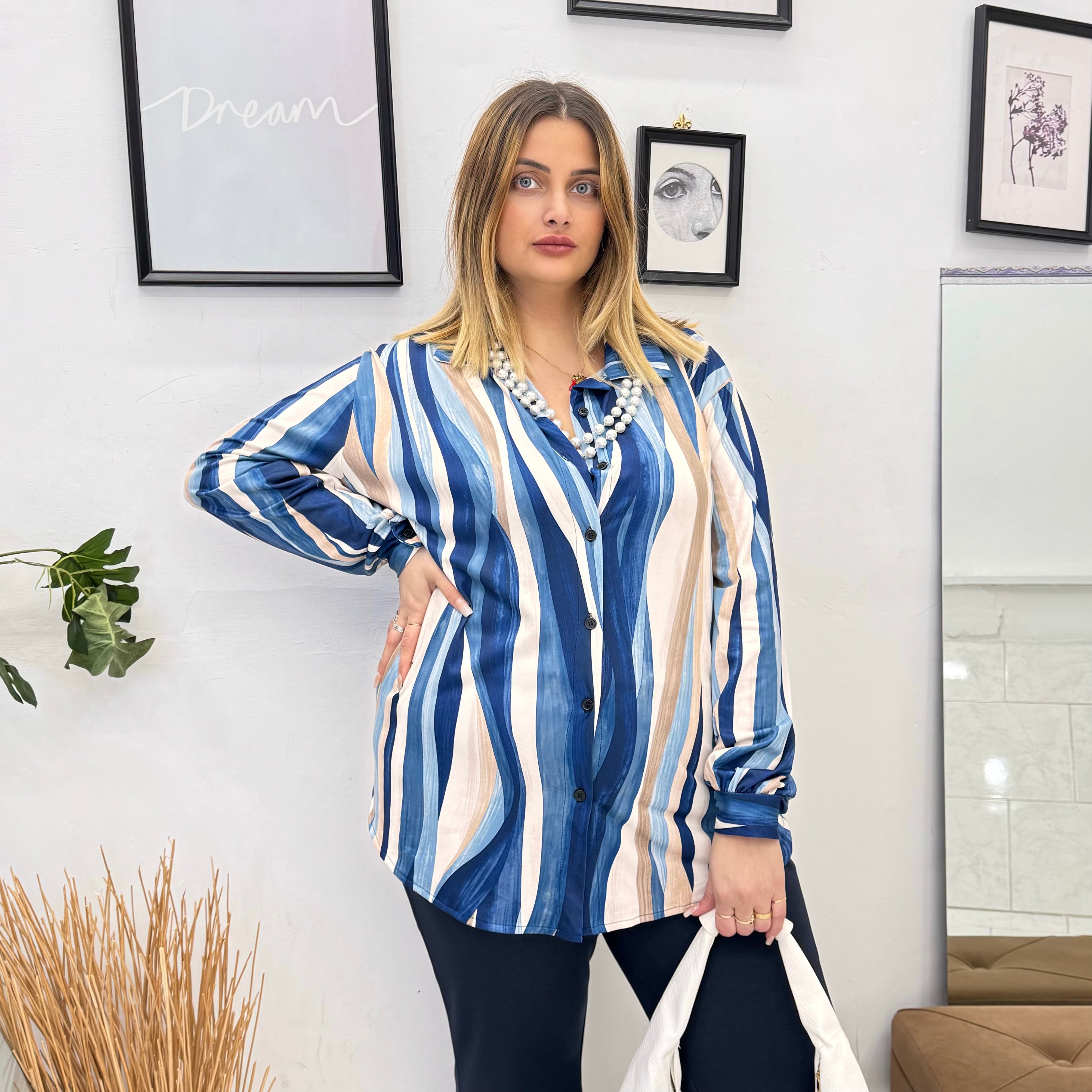 Camicia Vertical Vibes