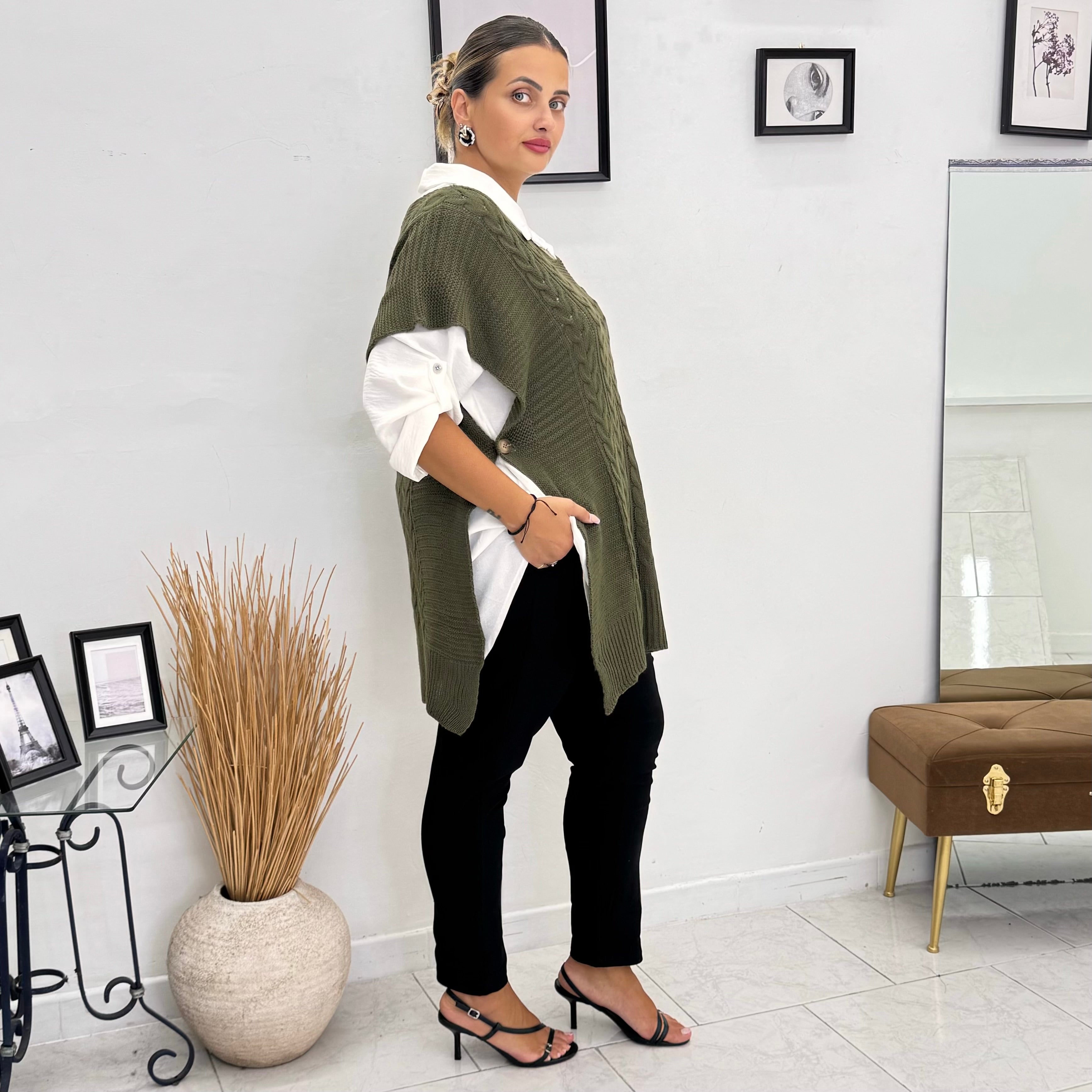 Maglia con camicia Kesya