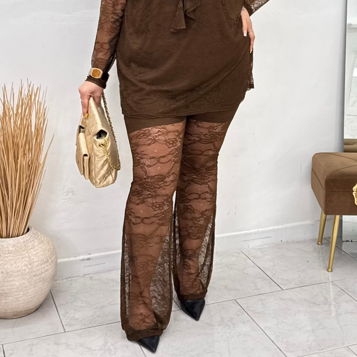 PANTALONE A ZAMPA GLAM