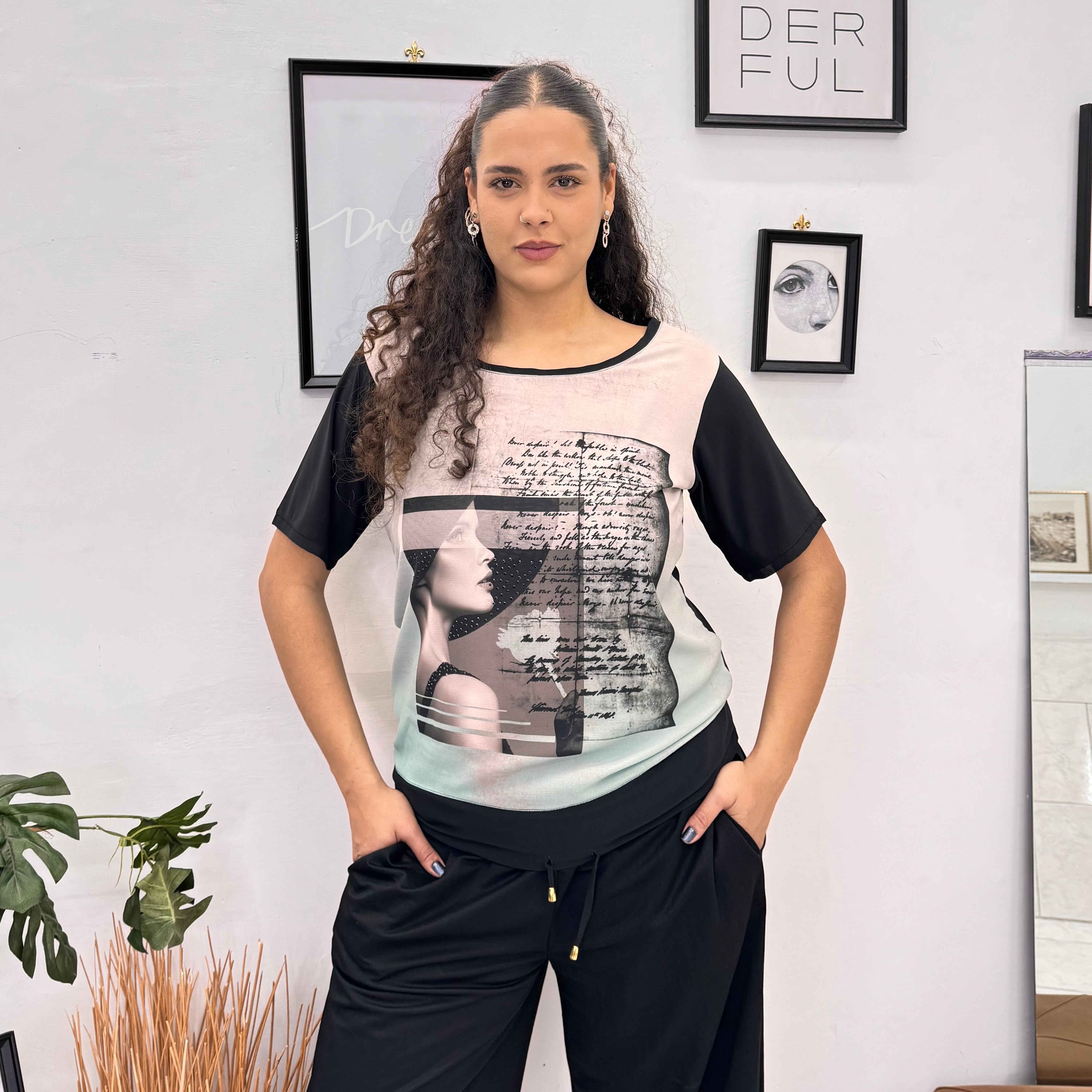 Shirt Romantic Letter