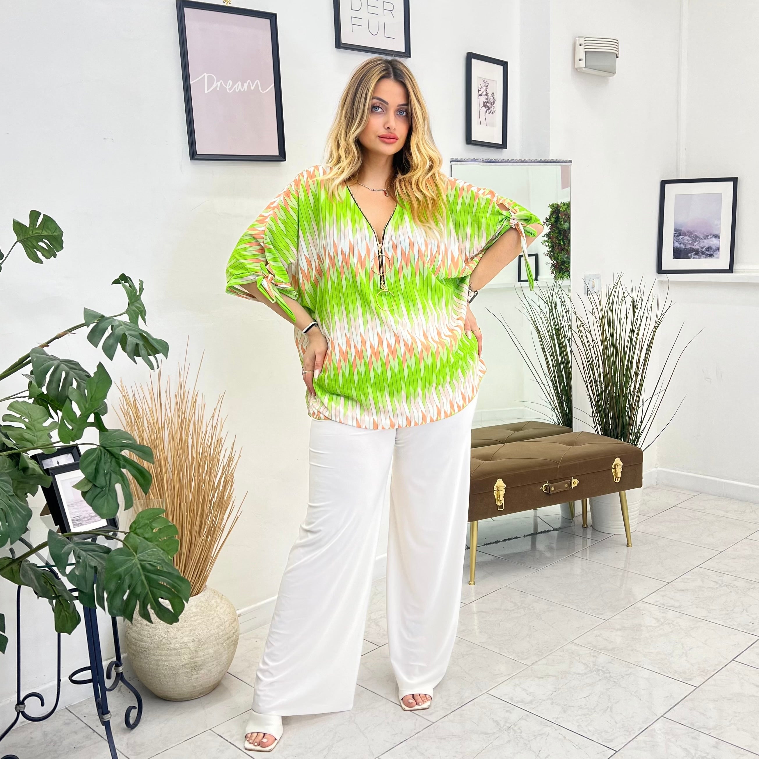 TOTAL LOOK ANGELICA 3 PEZZI VERDE