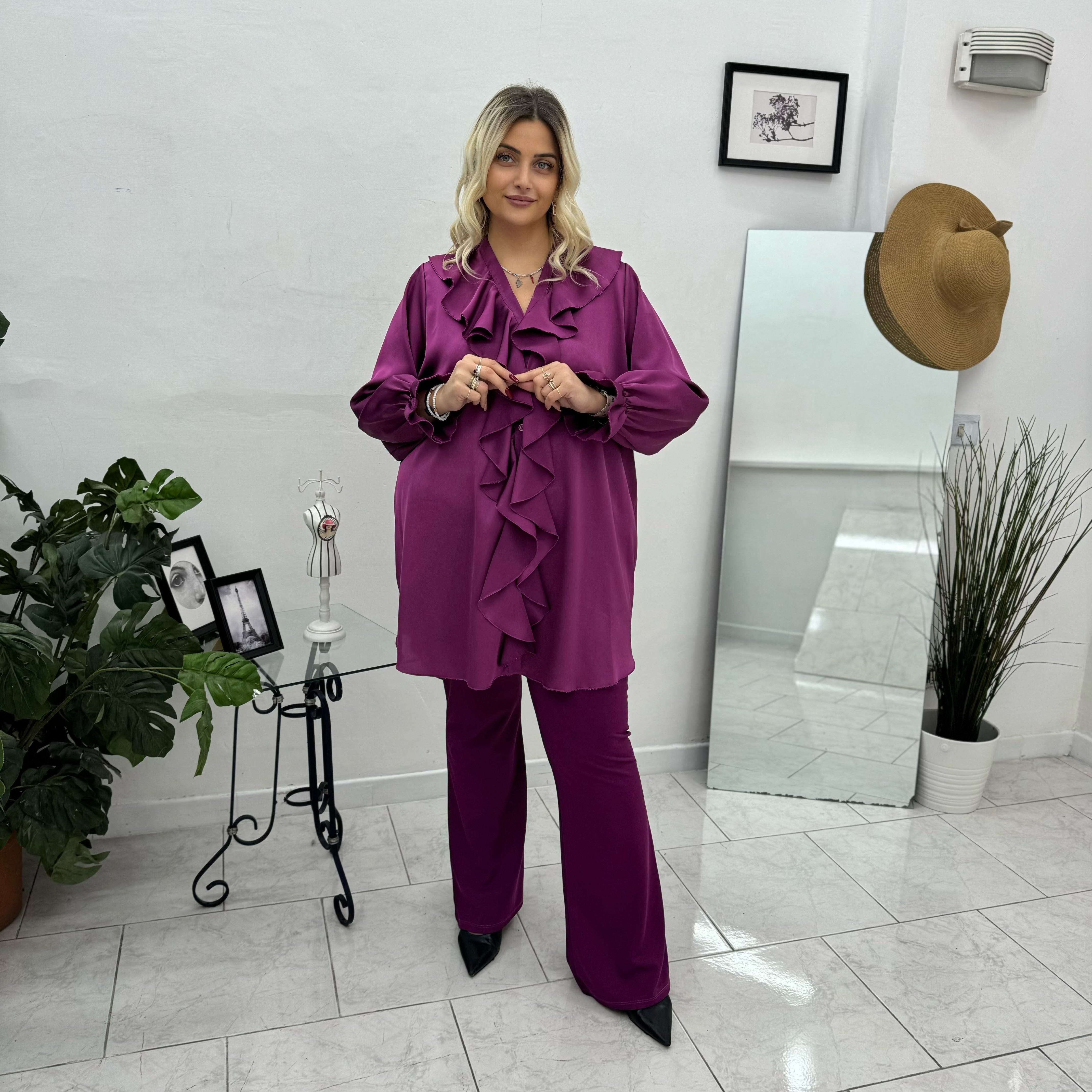 PANTALONE IN CREPE AGOS