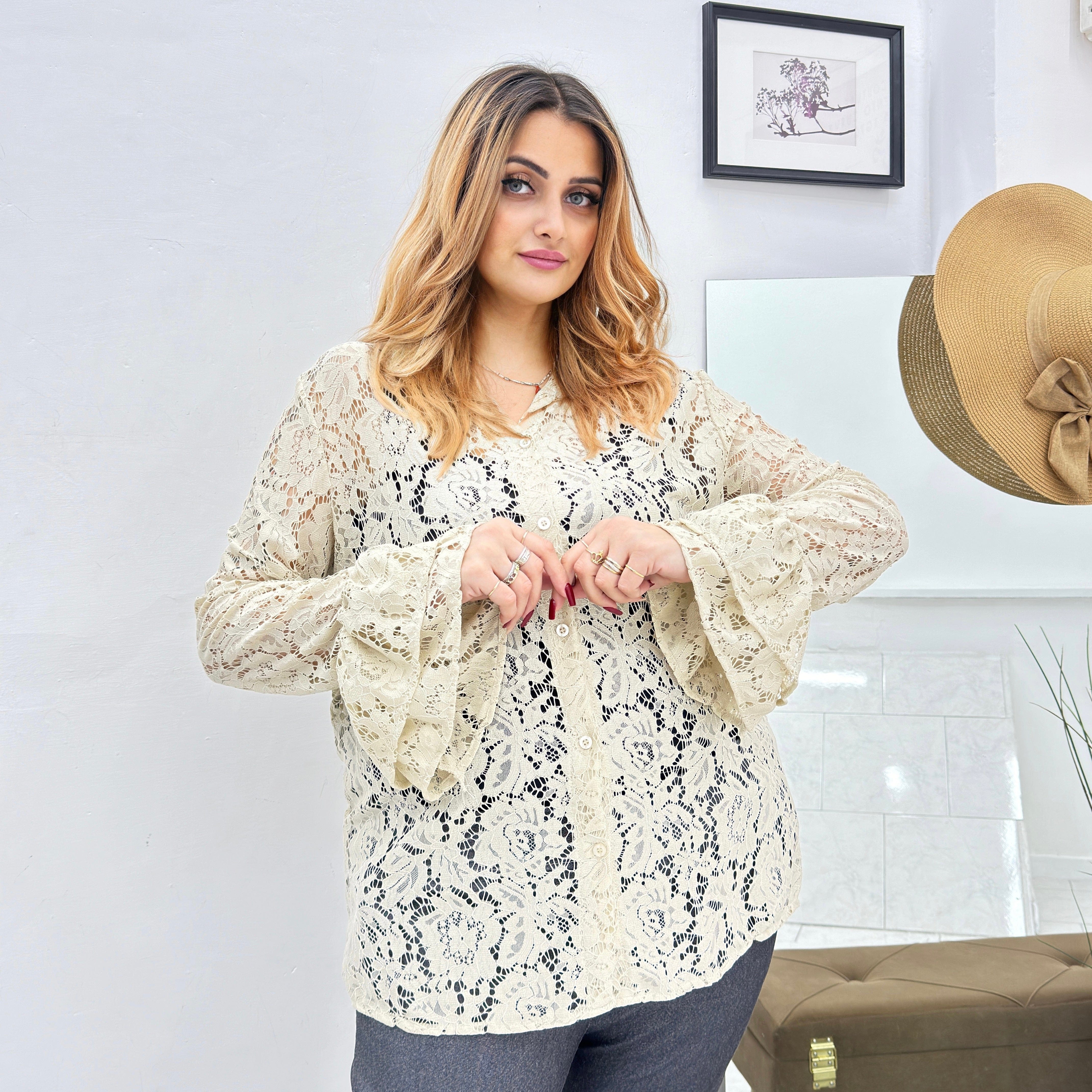 Camicia in Merletto