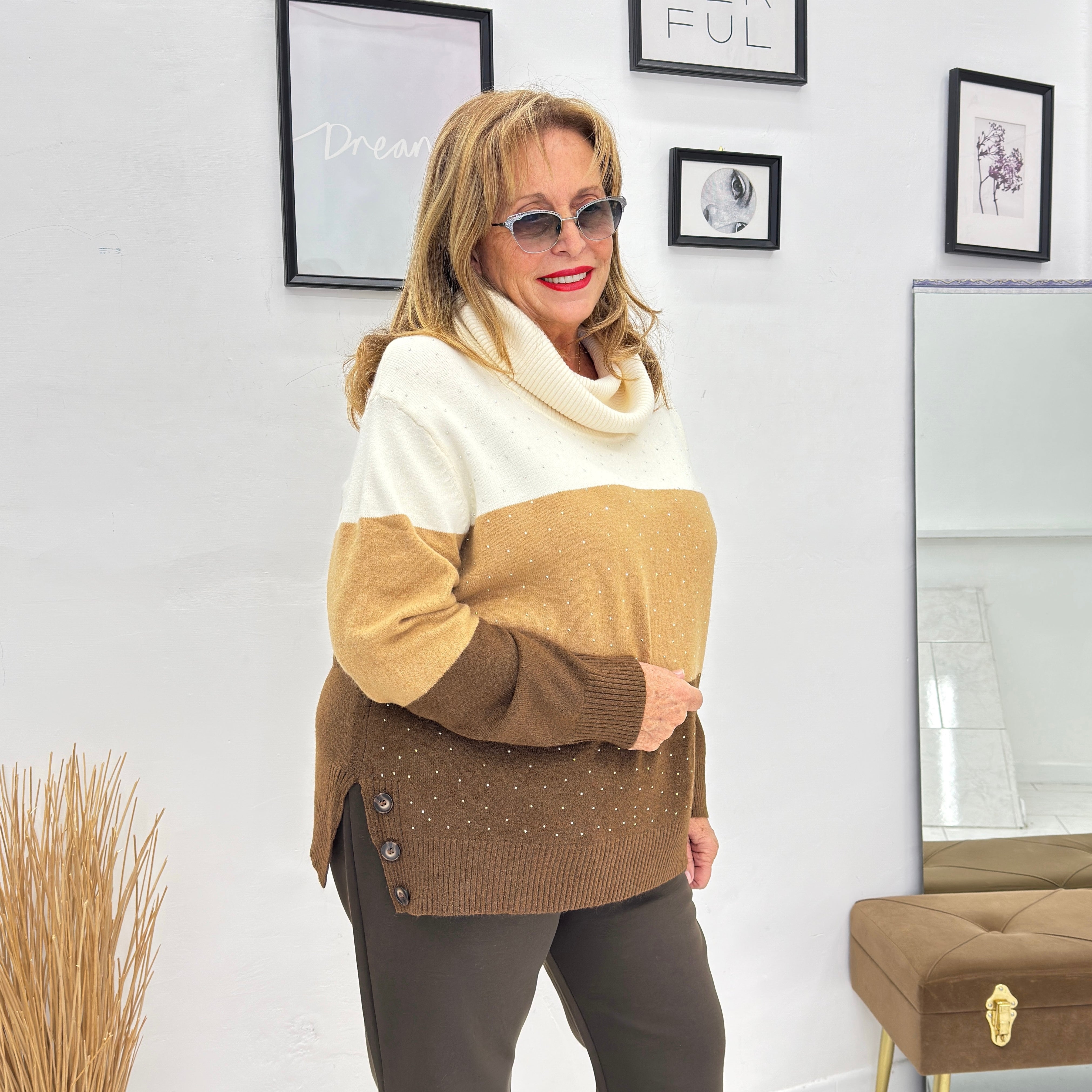 Pullover Tricolor Vivian 252