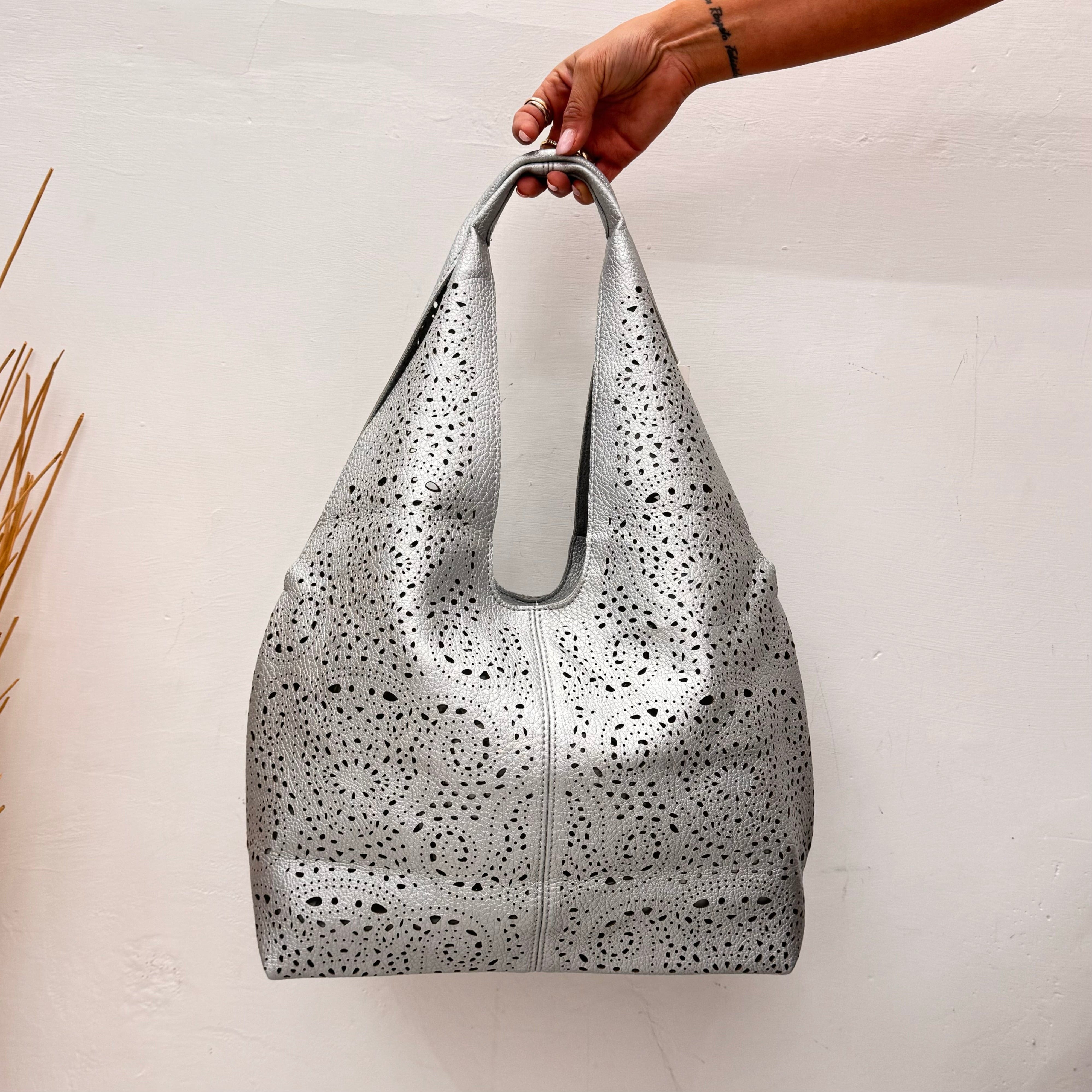 Borsa Pearl 2 in 1 Grigia