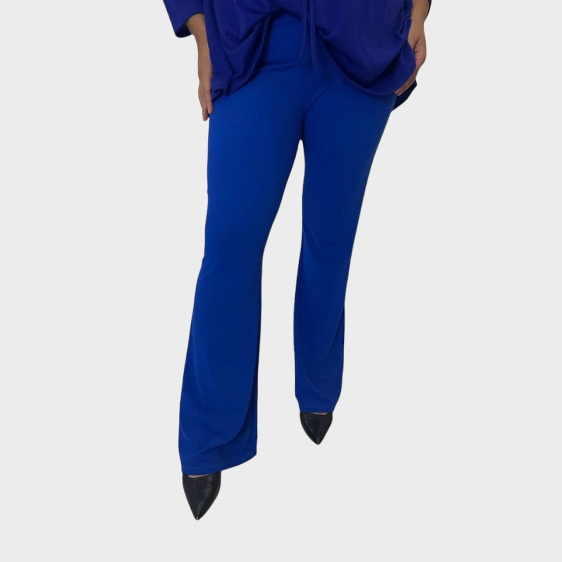 PANTALONE A ZAMPA IN CREPE
