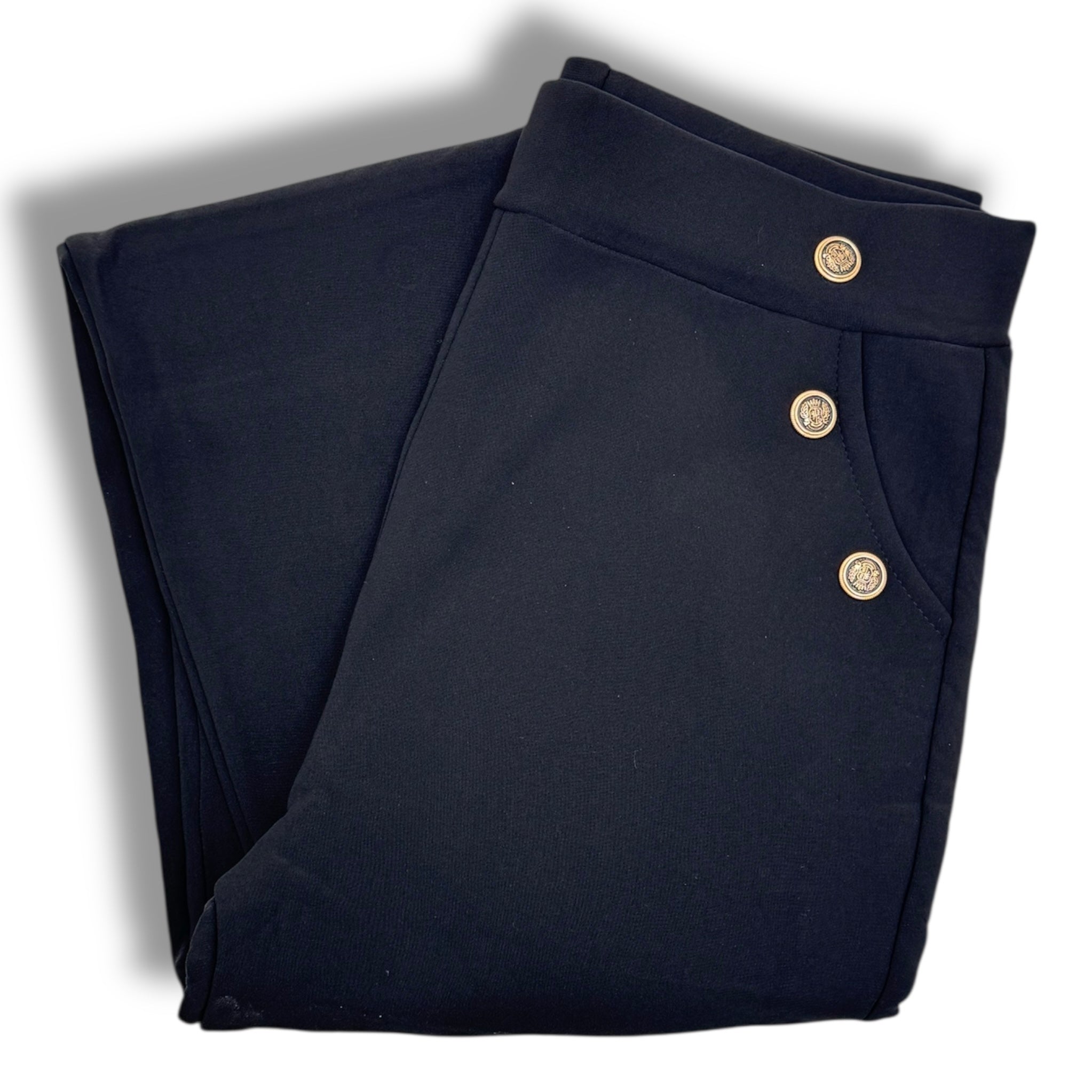 LEGGINS FELPATO BOTTONI