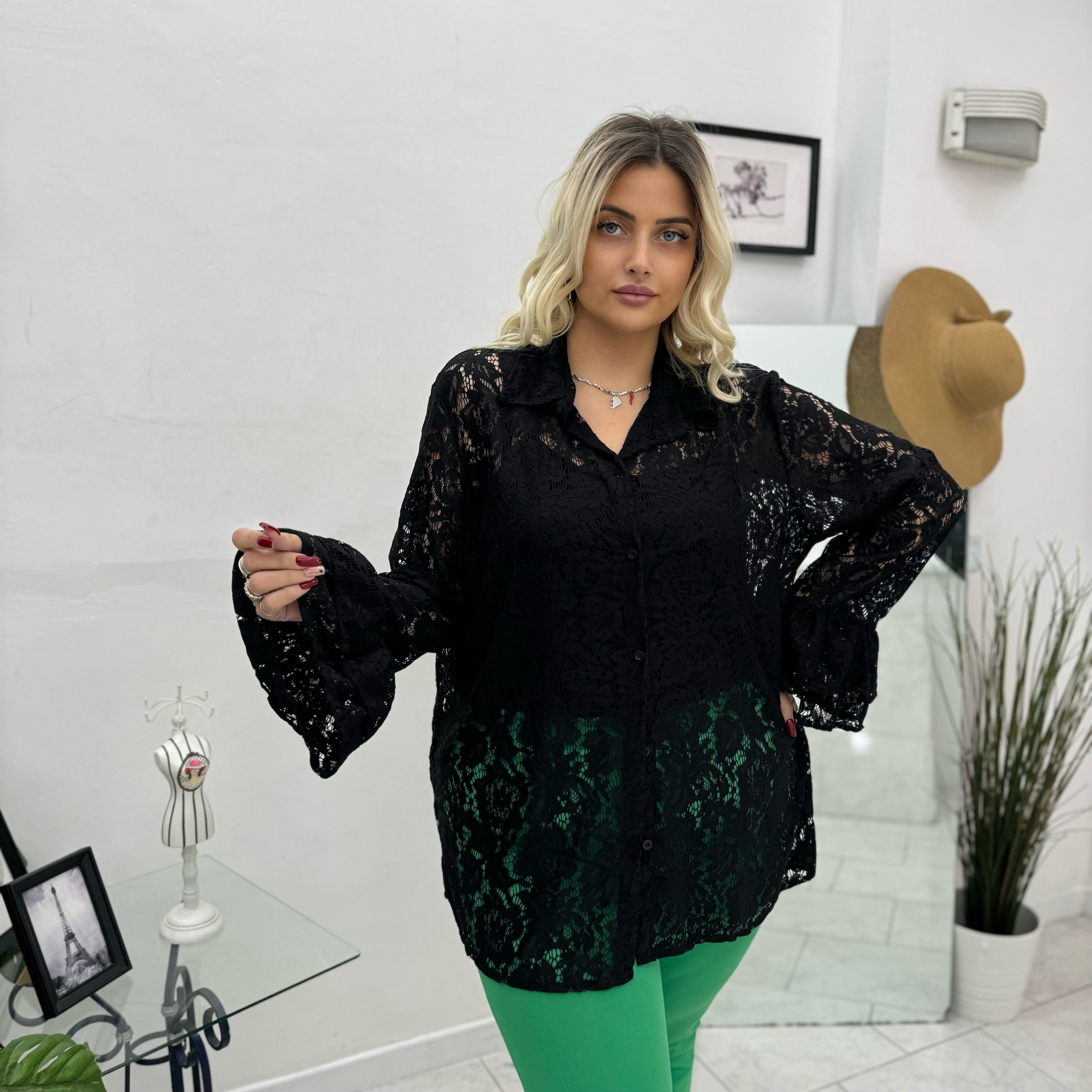 Camicia in Merletto